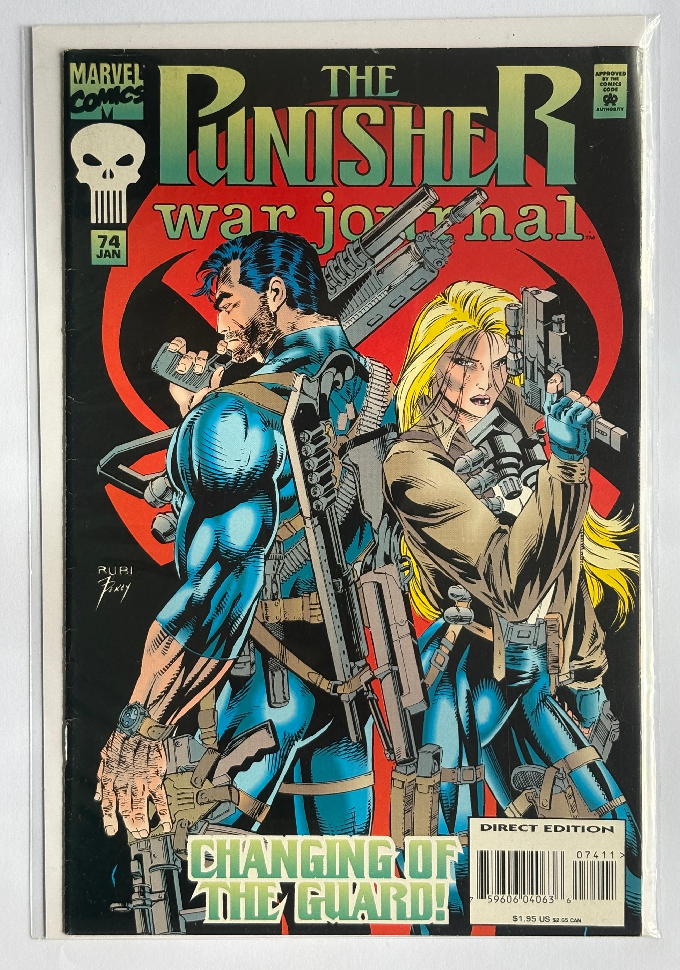 Punisher War Journal #74 - 1st Printing - Marvel Comics January 1995 FN+ 6.5