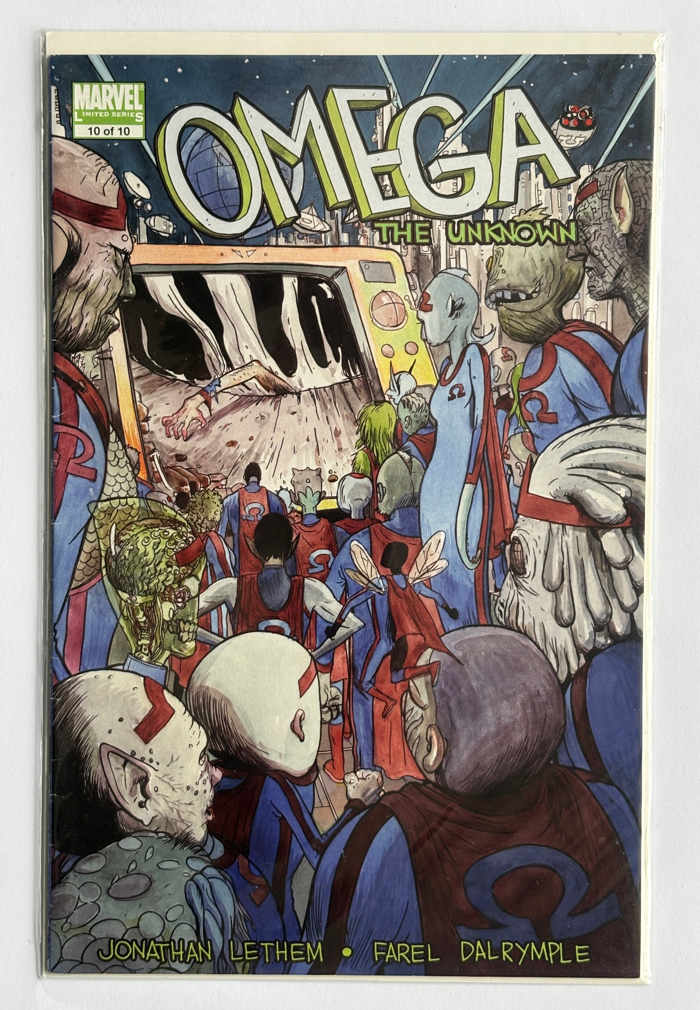 Omega the Unknown #10 (10 of 10) 1st Print Marvel Comics September 2008 F/VF 7.0