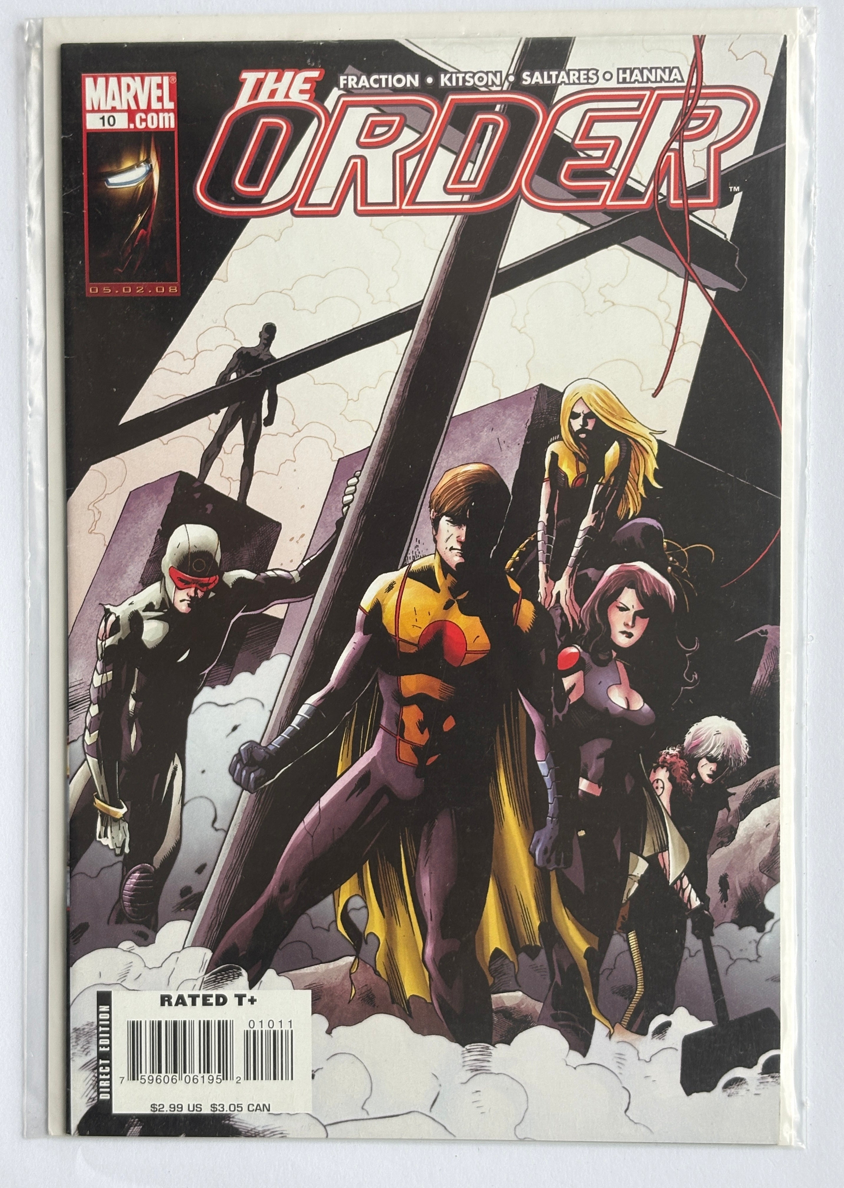 The Order #10 - 1st Printing - Marvel Comics June 2008 FN+6.5