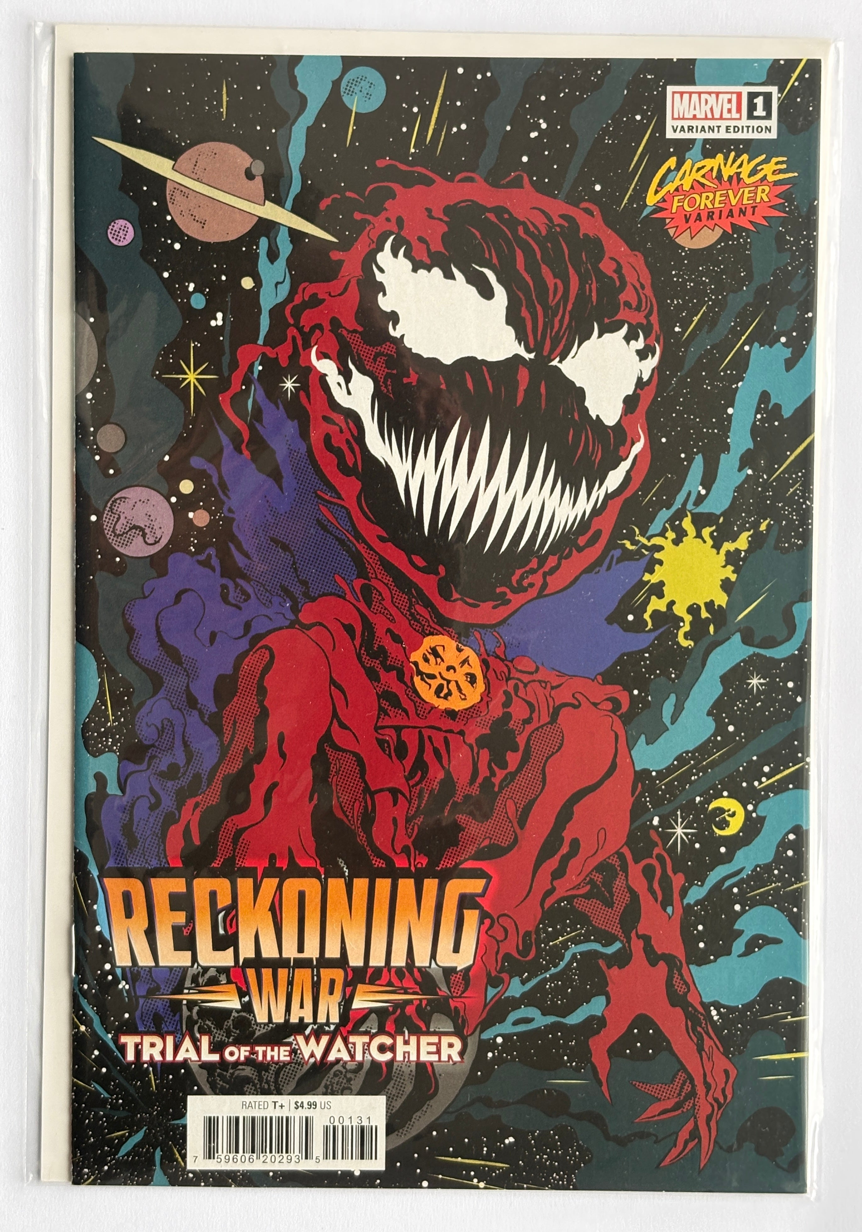 Reckoning War: Trial of the Watcher #1 Carnage Forever Variant May 2022 NM- 9.2