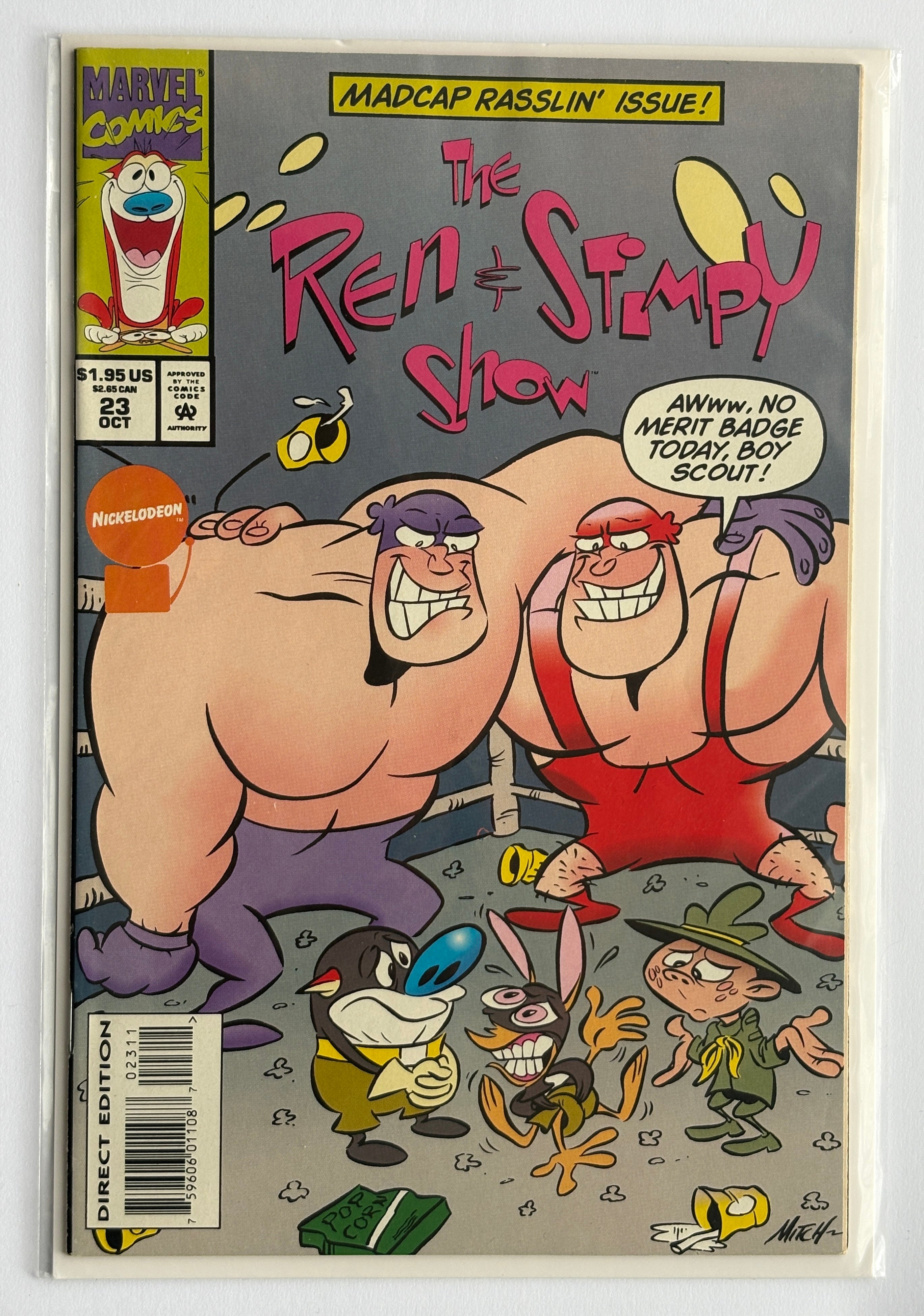 The Ren & Stimpy Show #23 - Marvel Comics October 1994 VF+ 8.5