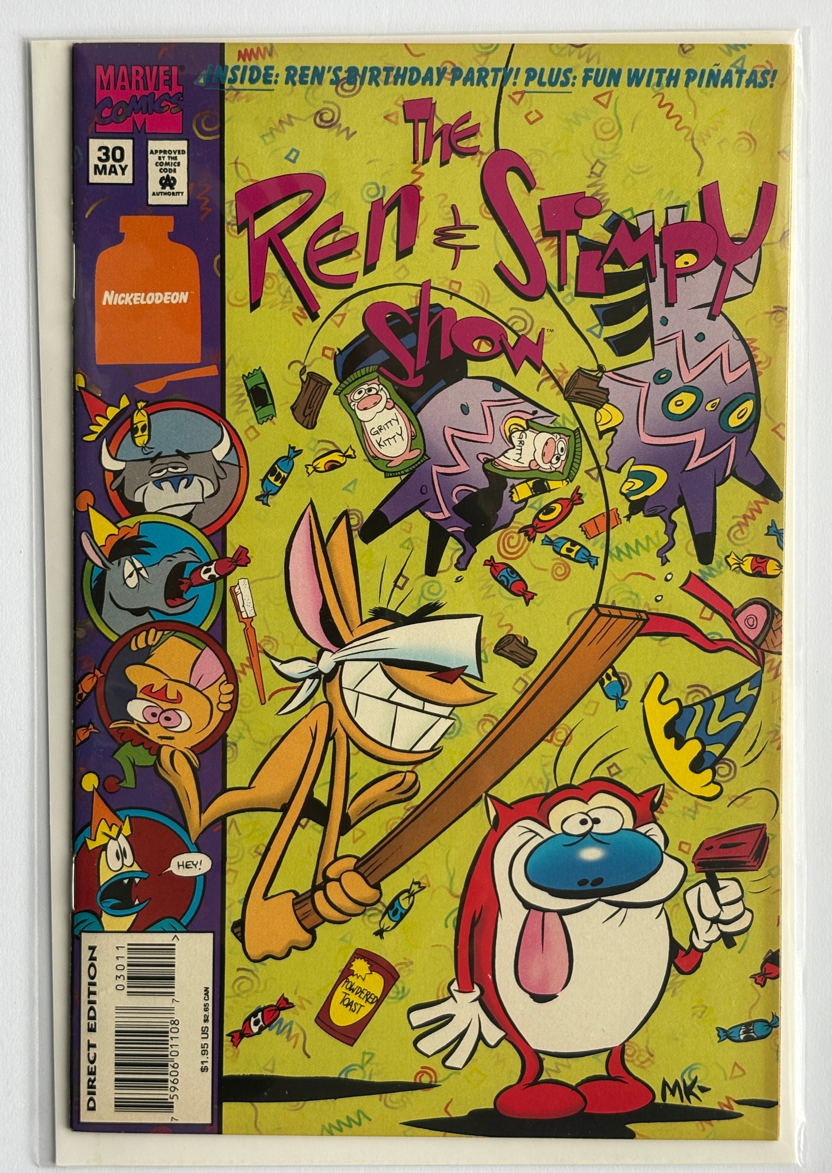 The Ren & Stimpy Show #30 - Marvel Comics May 1995 VF/NM 9.0