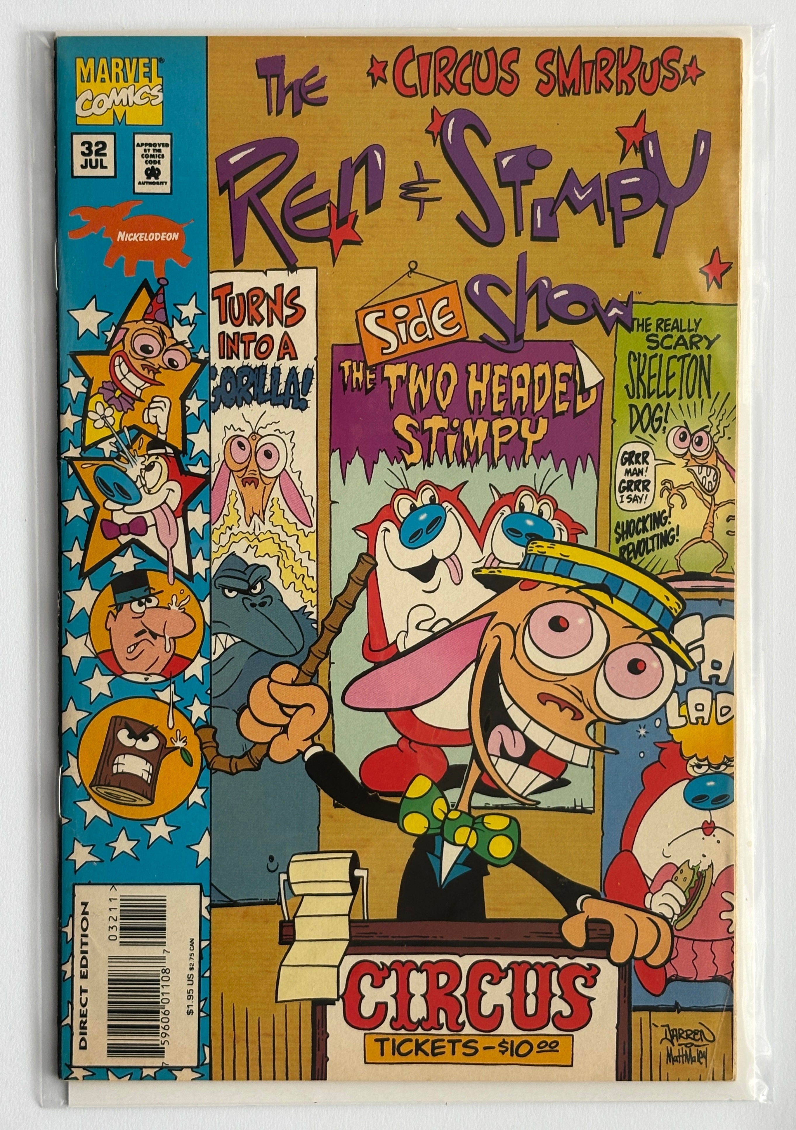 The Ren & Stimpy Show #32 - Marvel Comics July 1995 VF 8.0