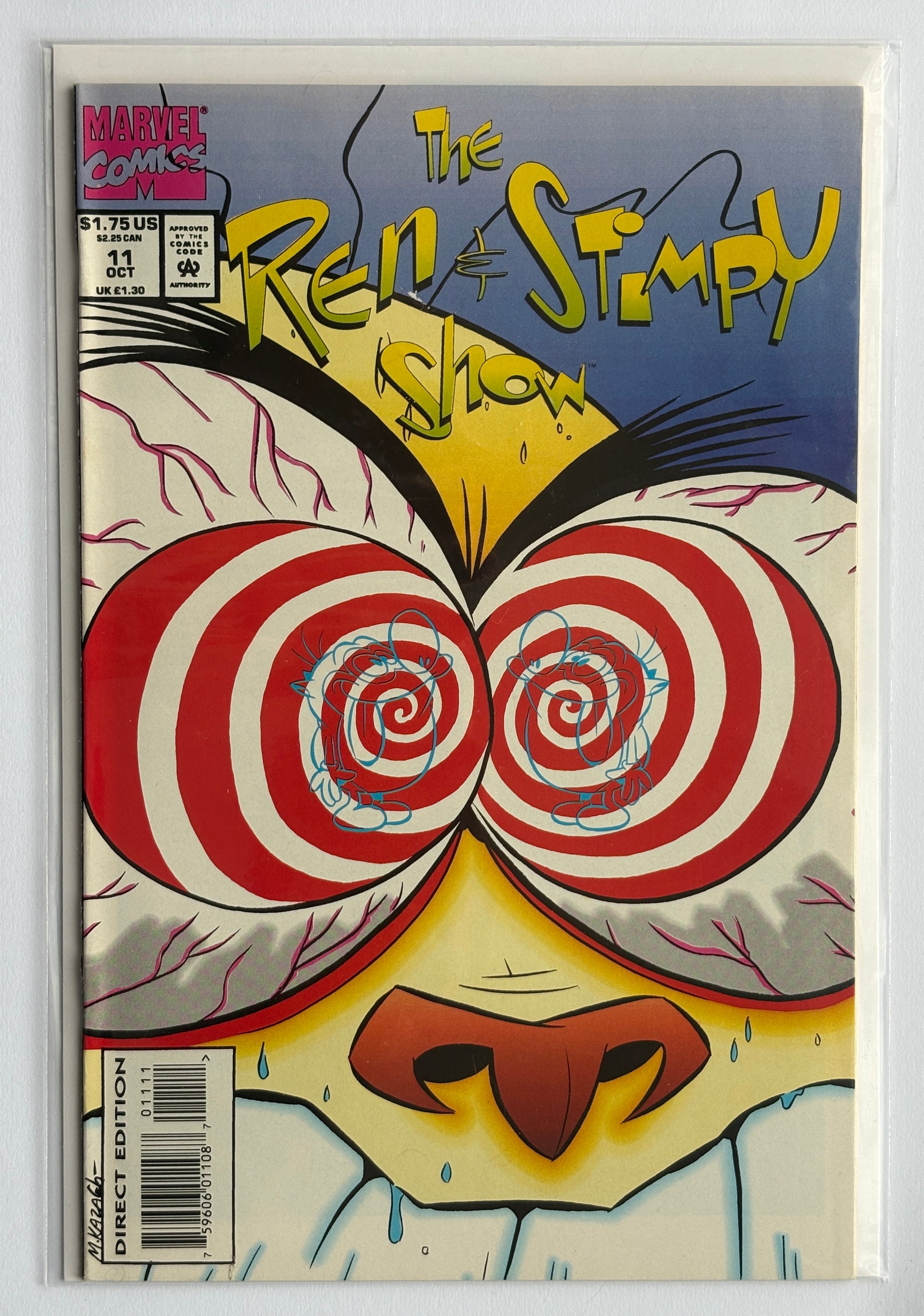 The Ren & Stimpy Show #11 - Marvel Comics October 1993 VF+ 8.5