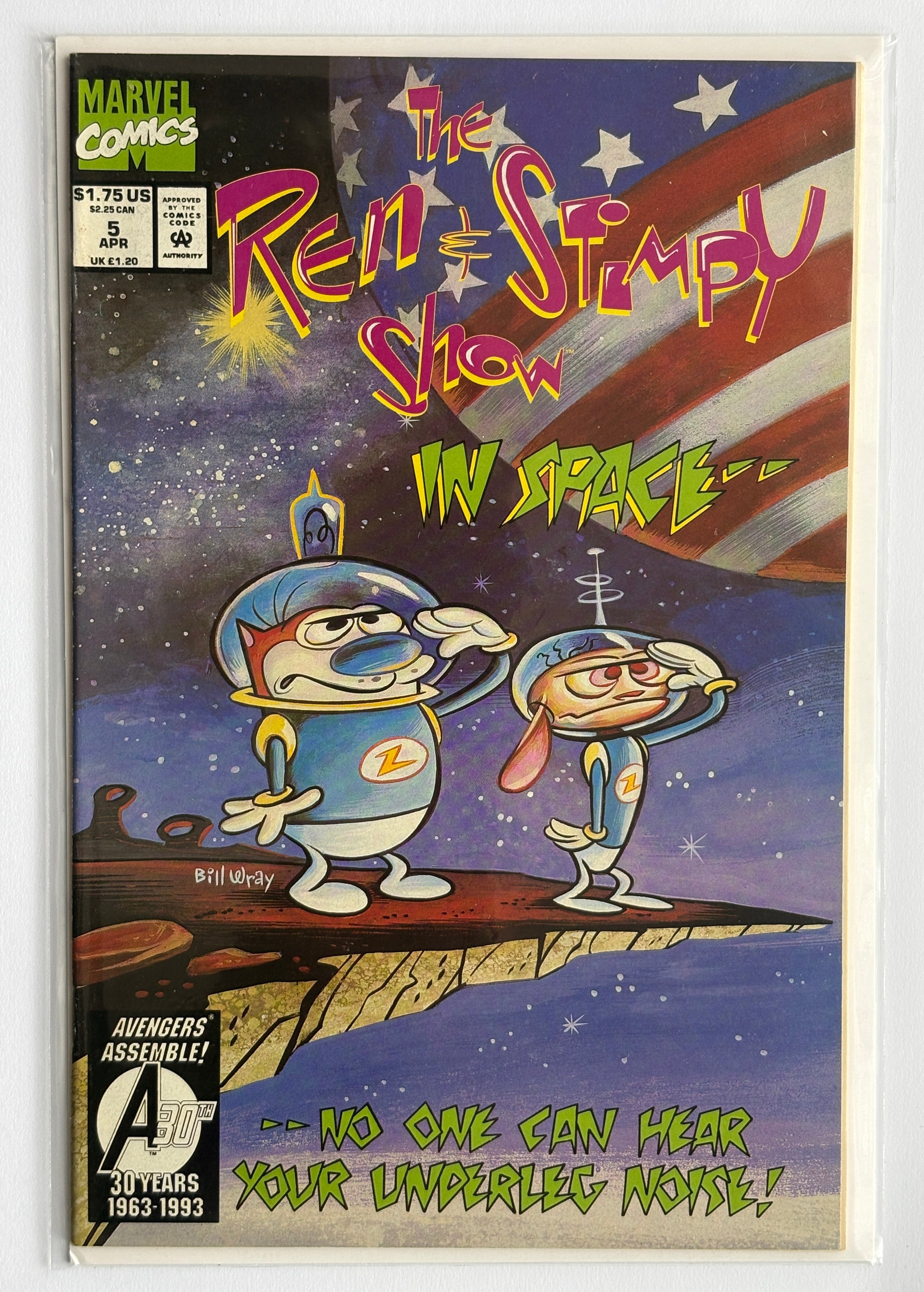 The Ren & Stimpy Show #5 -  Marvel Comics April 1993 VF+ 8.5
