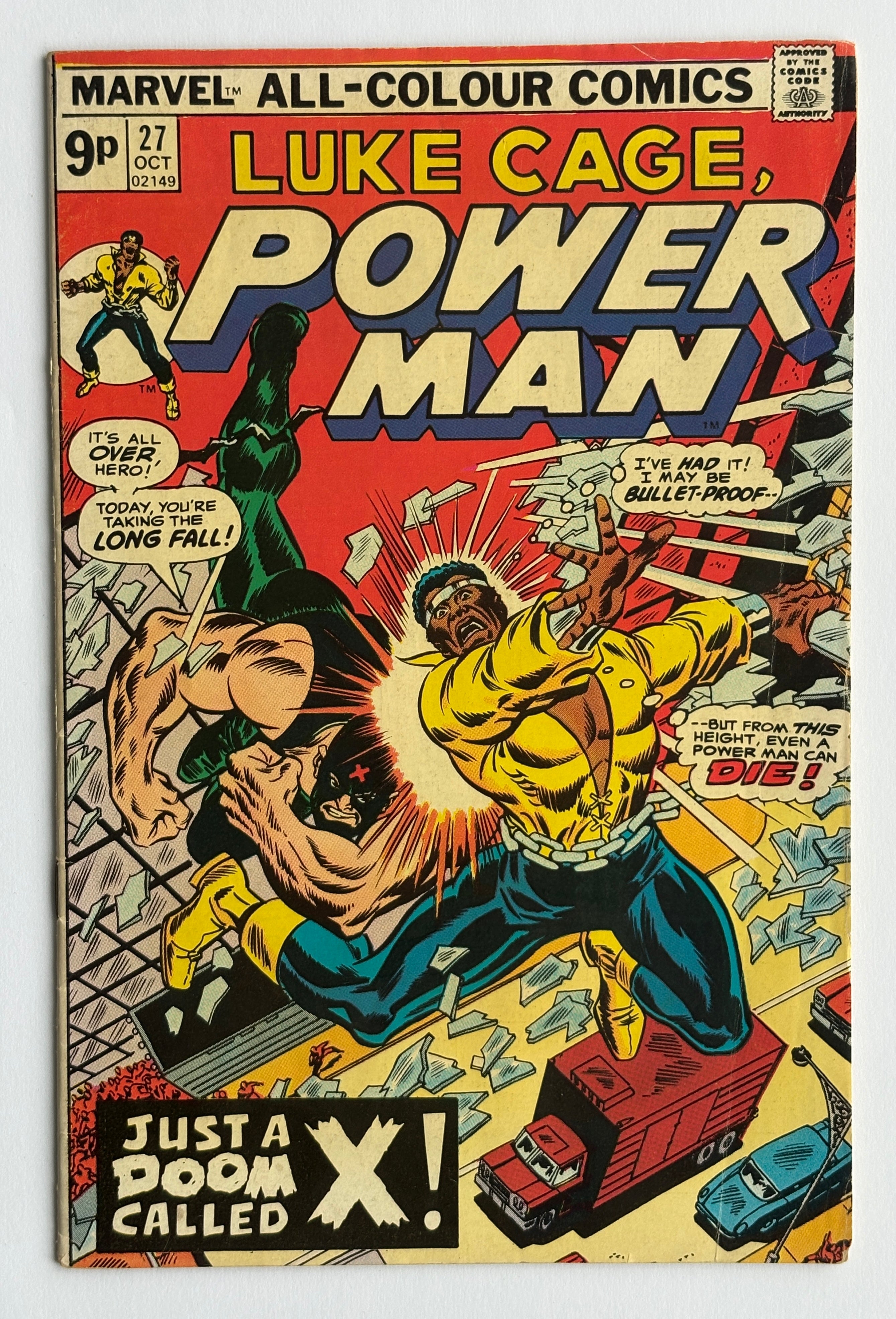 Luke Cage Power Man #27 - Marvel Comics UK Variant October 1975 FN+ 6.5