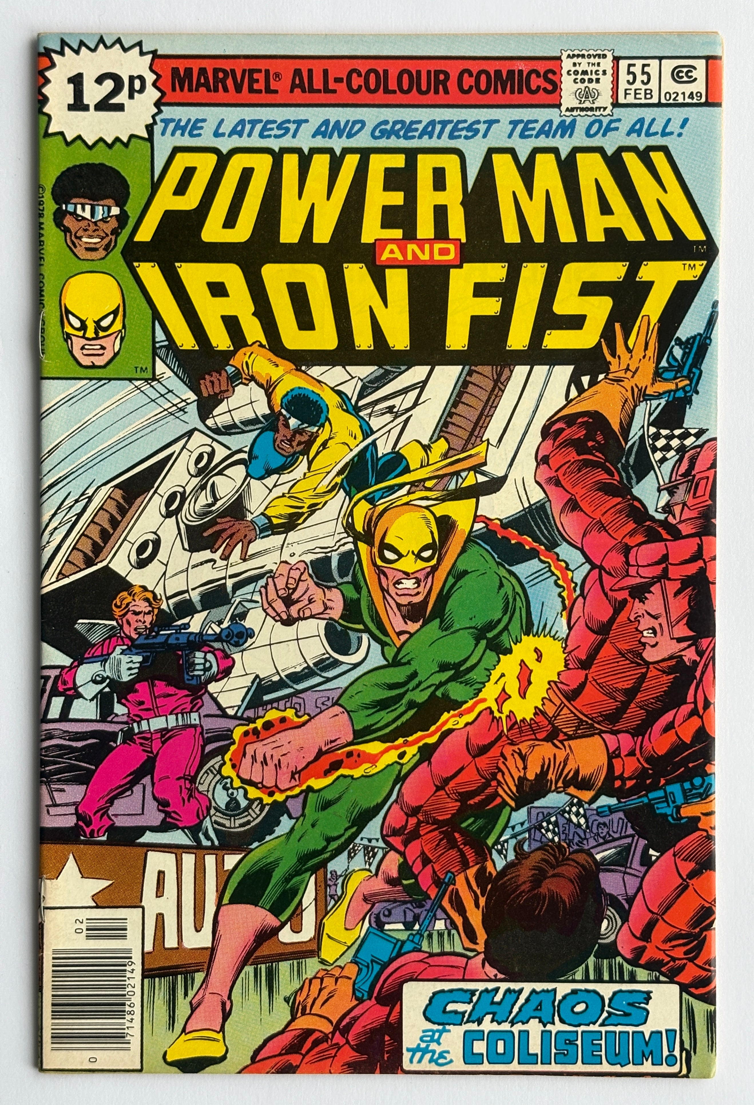 Power Man and Iron Fist #55 - UK Variant Marvel Comics - February 1979 VF- 7.5