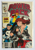 Power Pack #46 - The Punisher & Dakota North - Marvel Comics May 1989 VF- 7.5