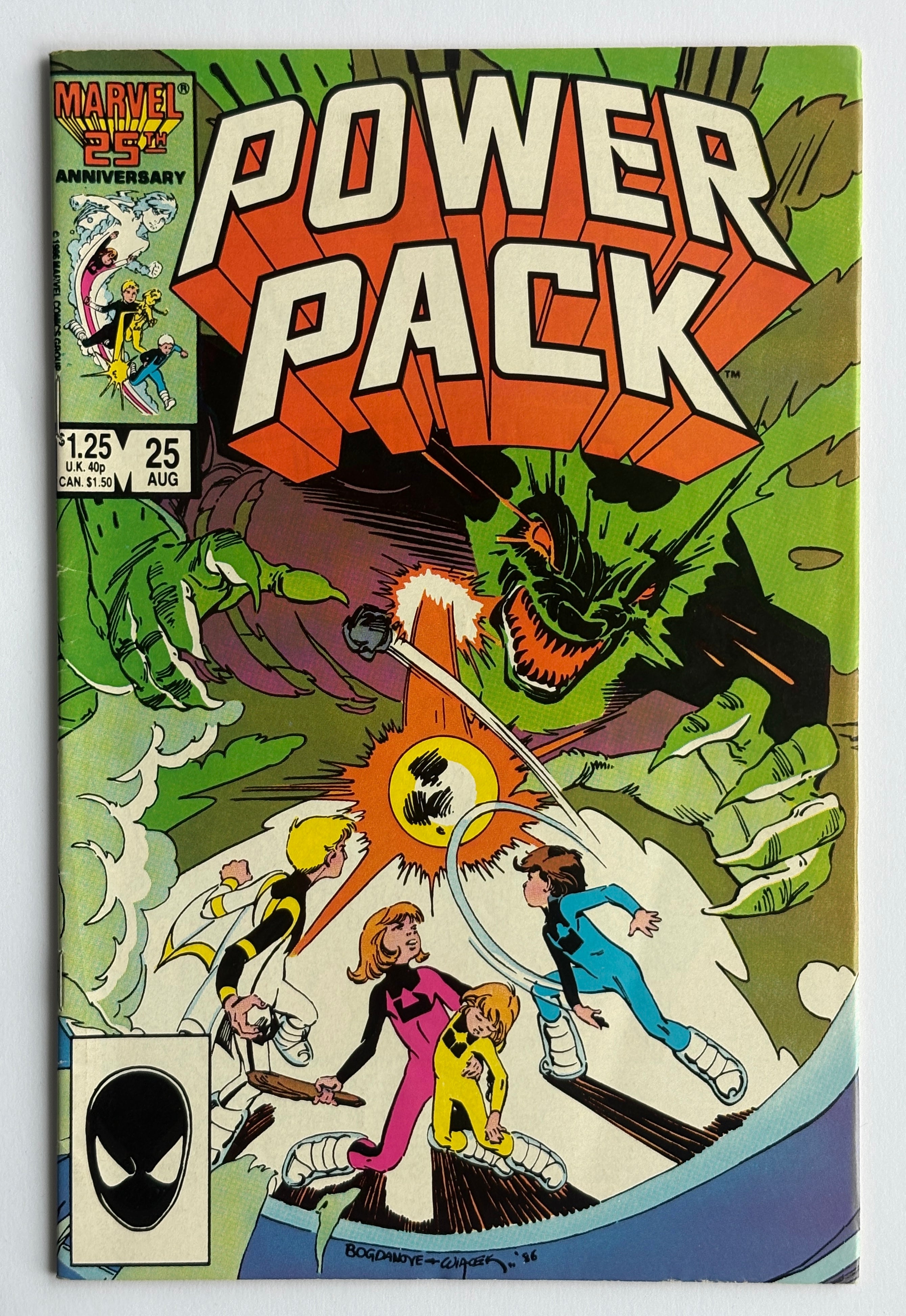 Power Pack #25 - Marvel Comics - August 1986 FN+ 6.5