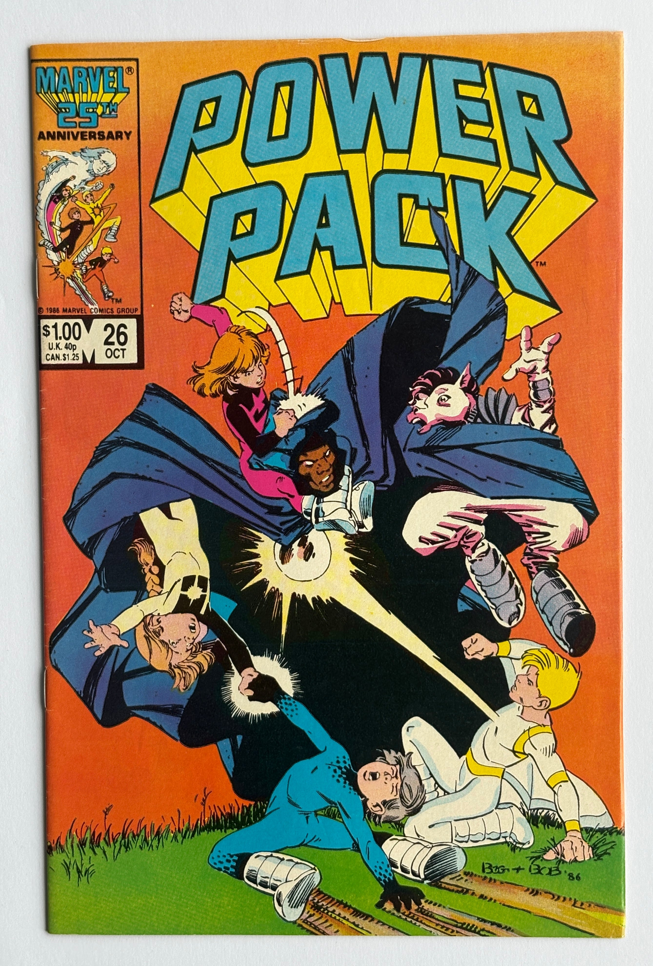 Power Pack #26 - Marvel Comics - October 1986 VF 8.0