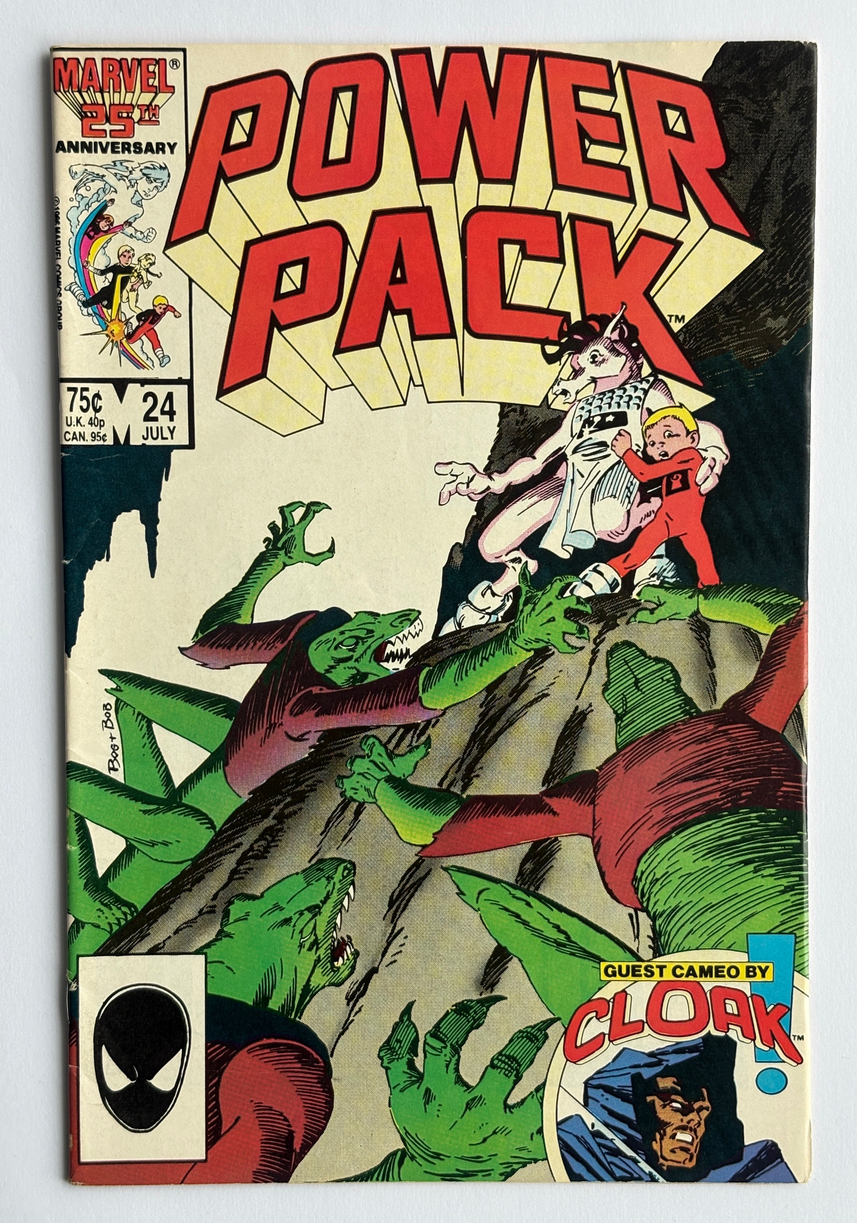 Power Pack #24 - Marvel Comics - July 1986 FN+ 6.5