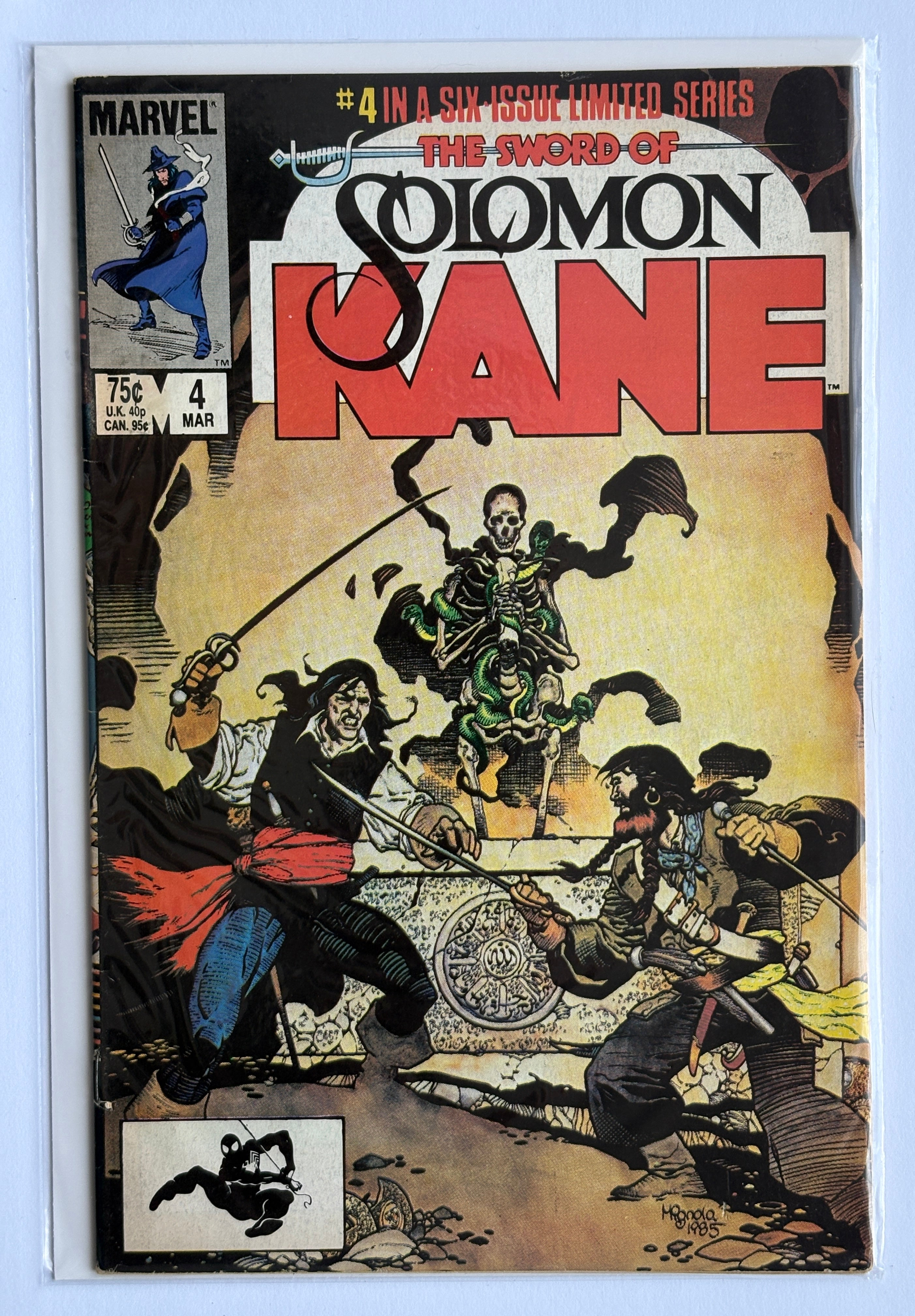 The Sword of Solomon Kane #4 (4 of 6) DC Comics March 1986 VG/FN 5.0