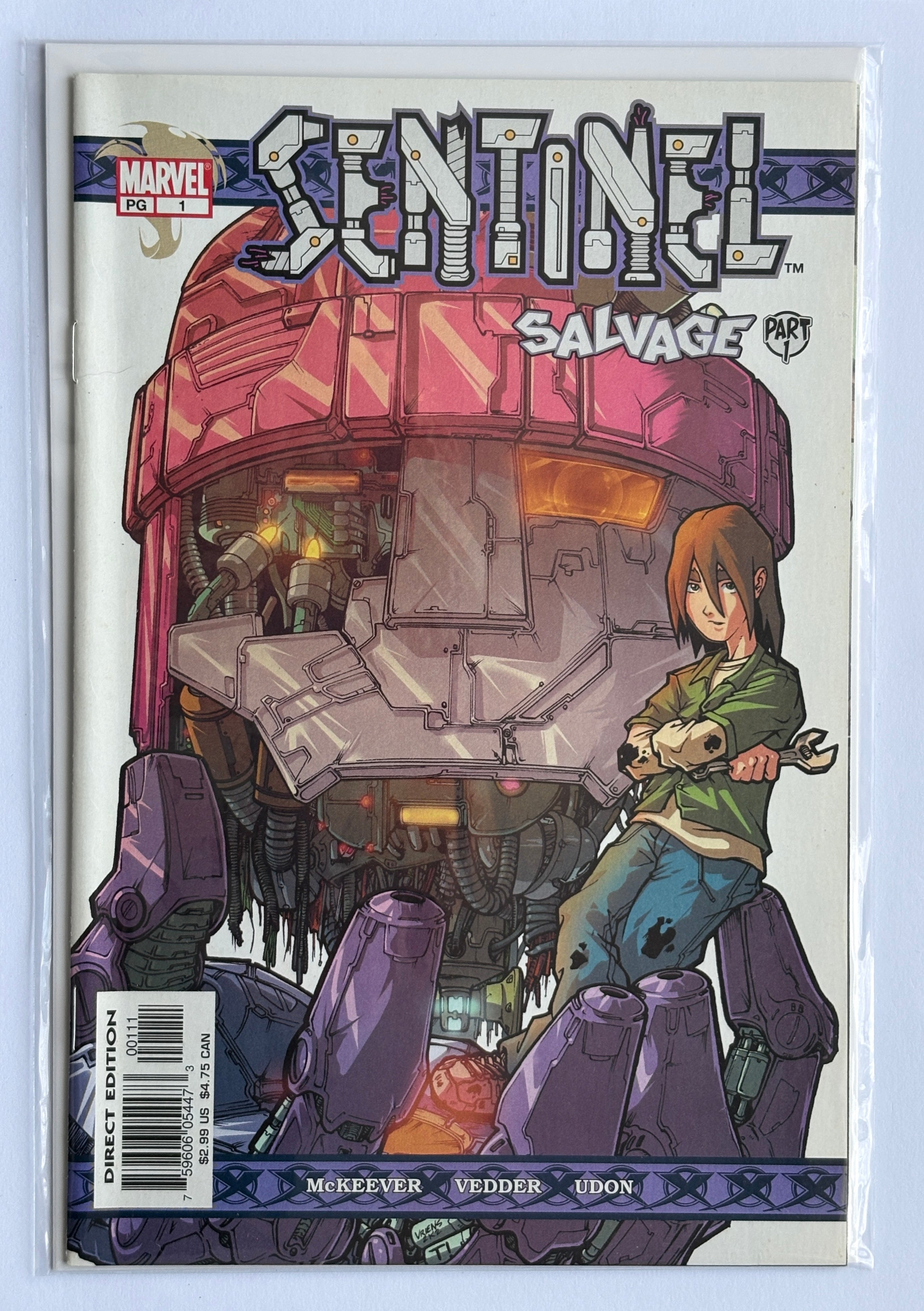 Sentinel #1 - Salvage Part 1 - 1st Printing Marvel Comics June 2003 VF/NM M 9.0