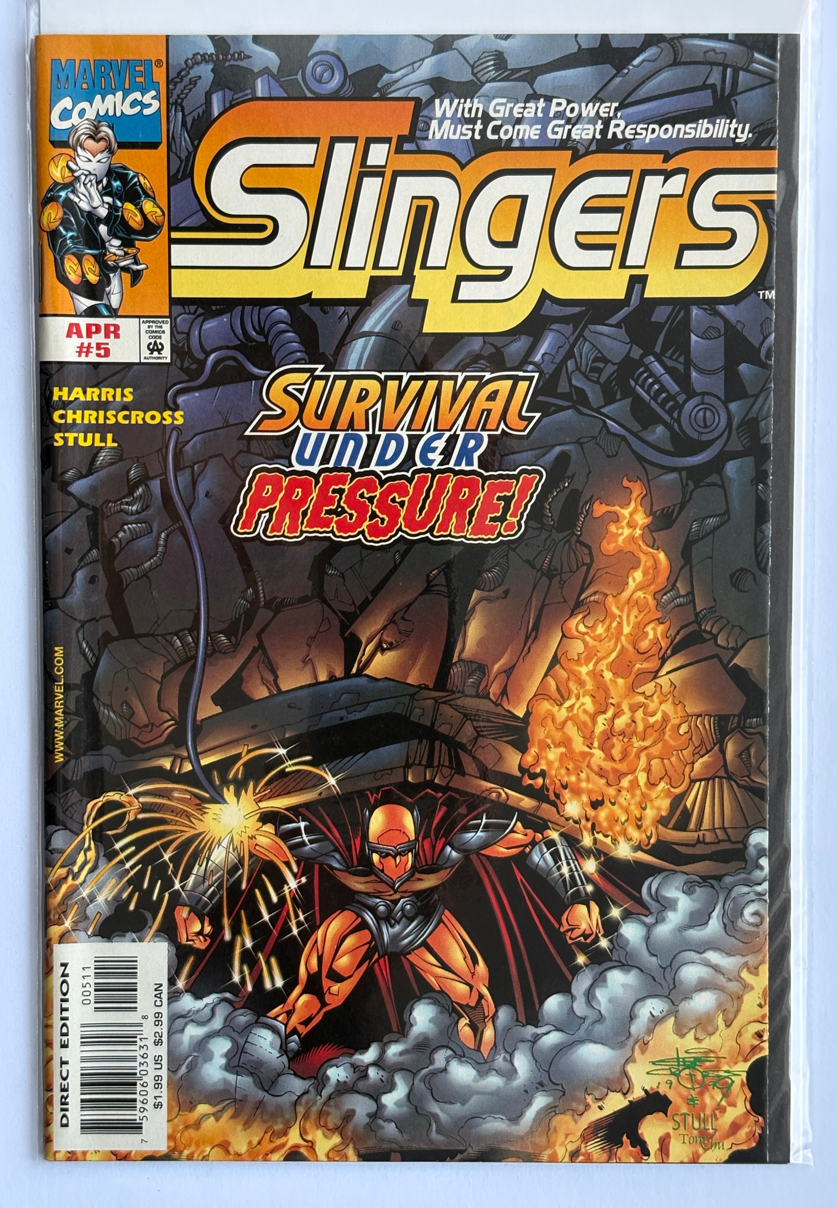 Slingers #5 - 1st Printing - Marvel Comics - April 1999 VF- 7.5