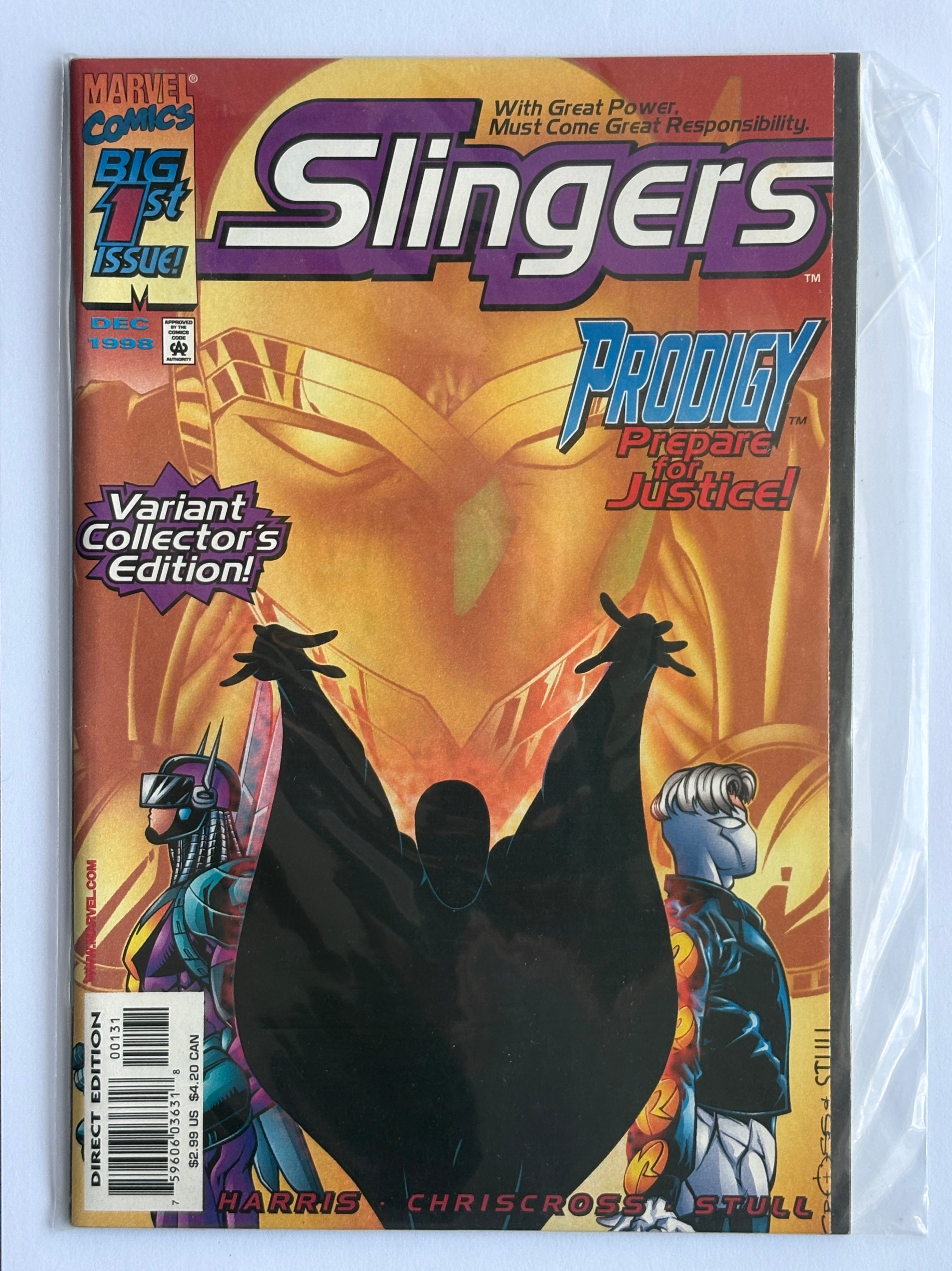 Slingers #1 - Big 1st Issue - Marvel Comics - December 1998 FN+ 6.5