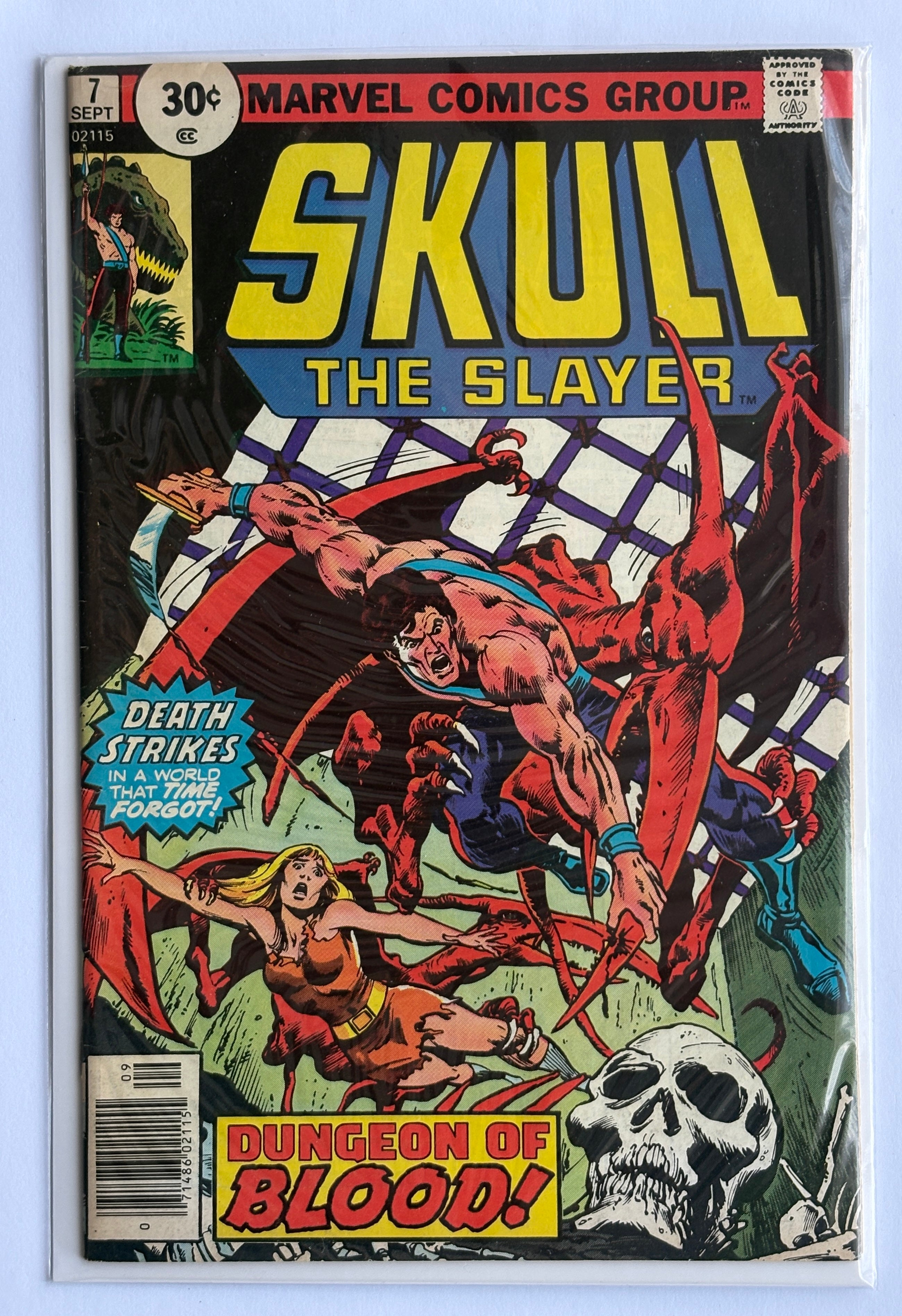 Skull the Slayer #1 to 8 Complete Set (8 Comics) Marvel 1975/6 VG+ to VF-
