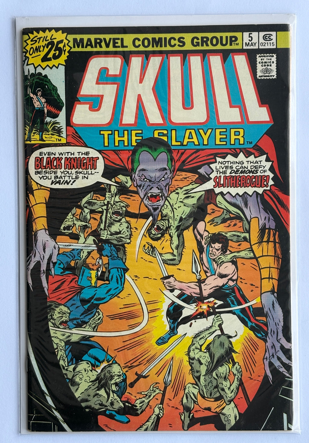 Skull the Slayer #1 to 8 Complete Set (8 Comics) Marvel 1975/6 VG+ to VF-