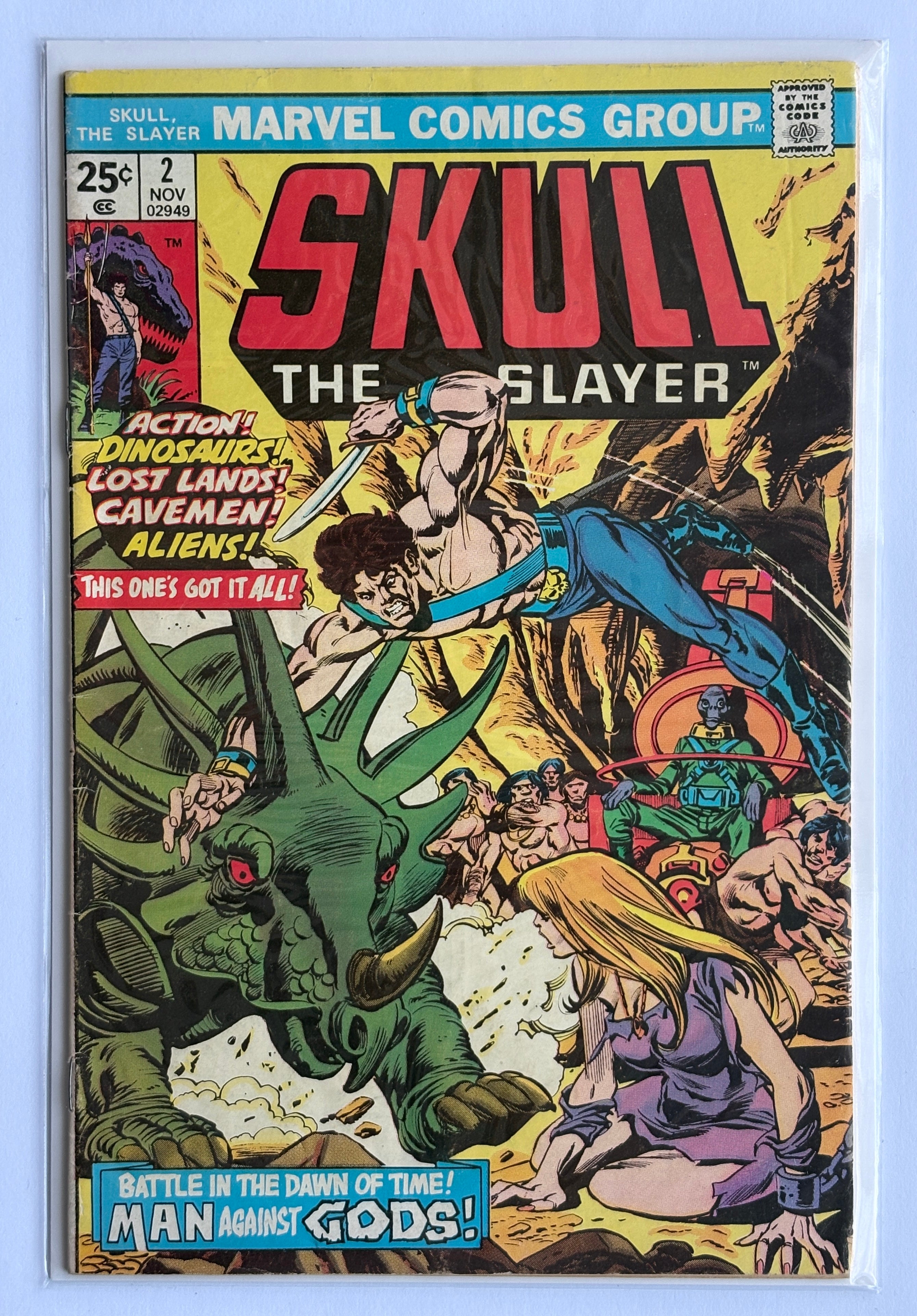 Skull the Slayer #1 to 8 Complete Set (8 Comics) Marvel 1975/6 VG+ to VF-