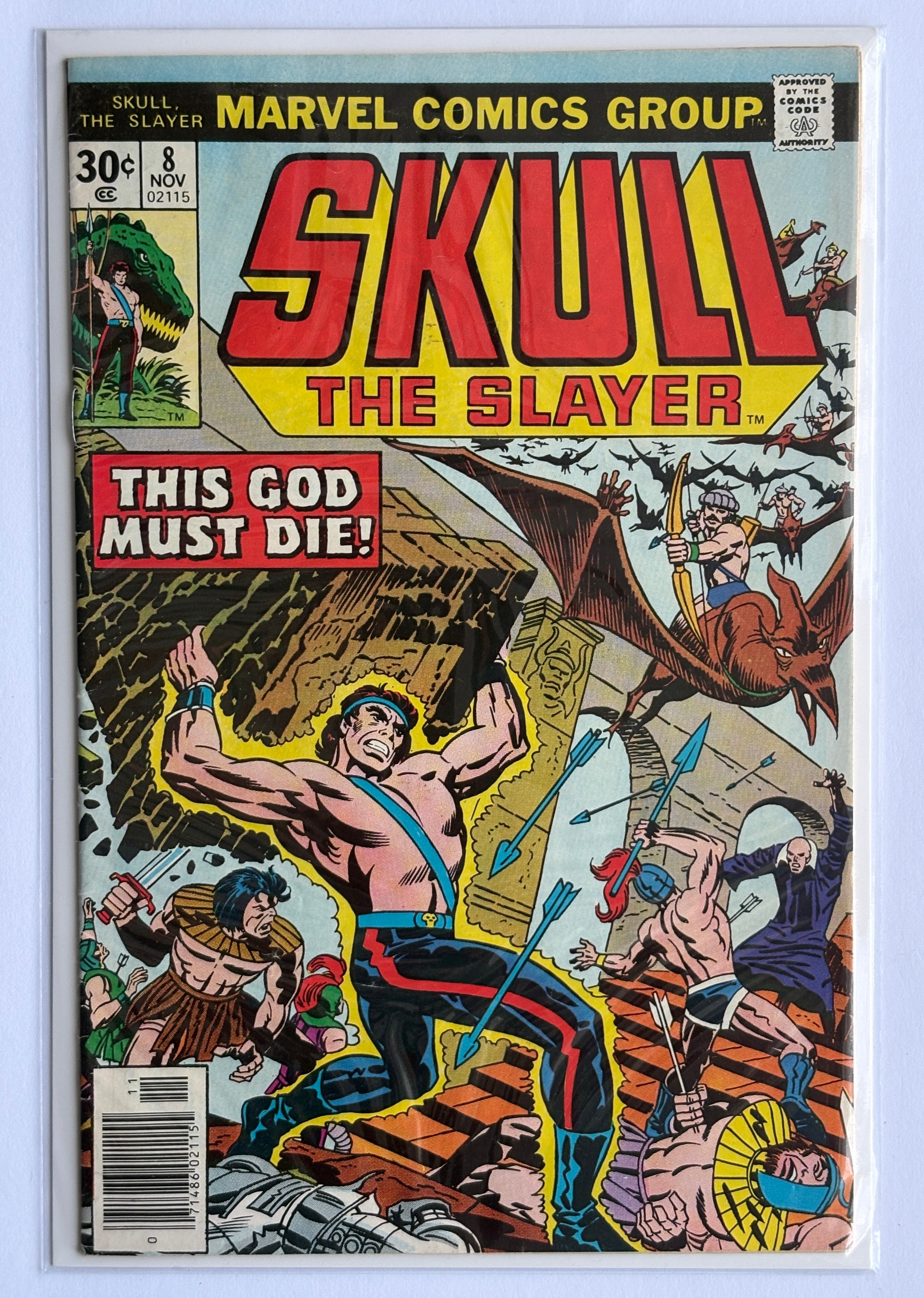 Skull the Slayer #1 to 8 Complete Set (8 Comics) Marvel 1975/6 VG+ to VF-