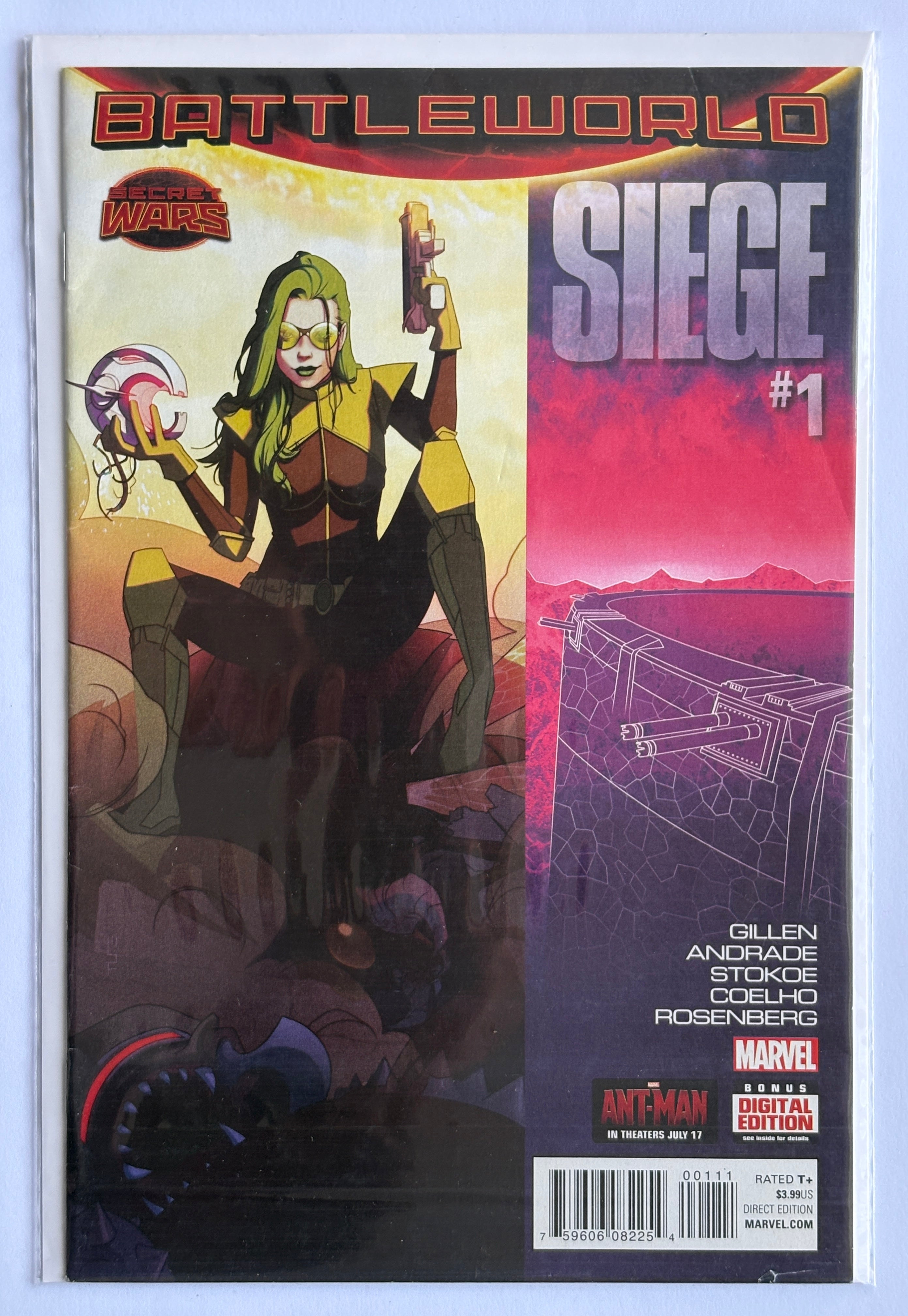 Siege #1 - Battleworld - 1st Printing - Marvel Comics September 2015 FN 6.0