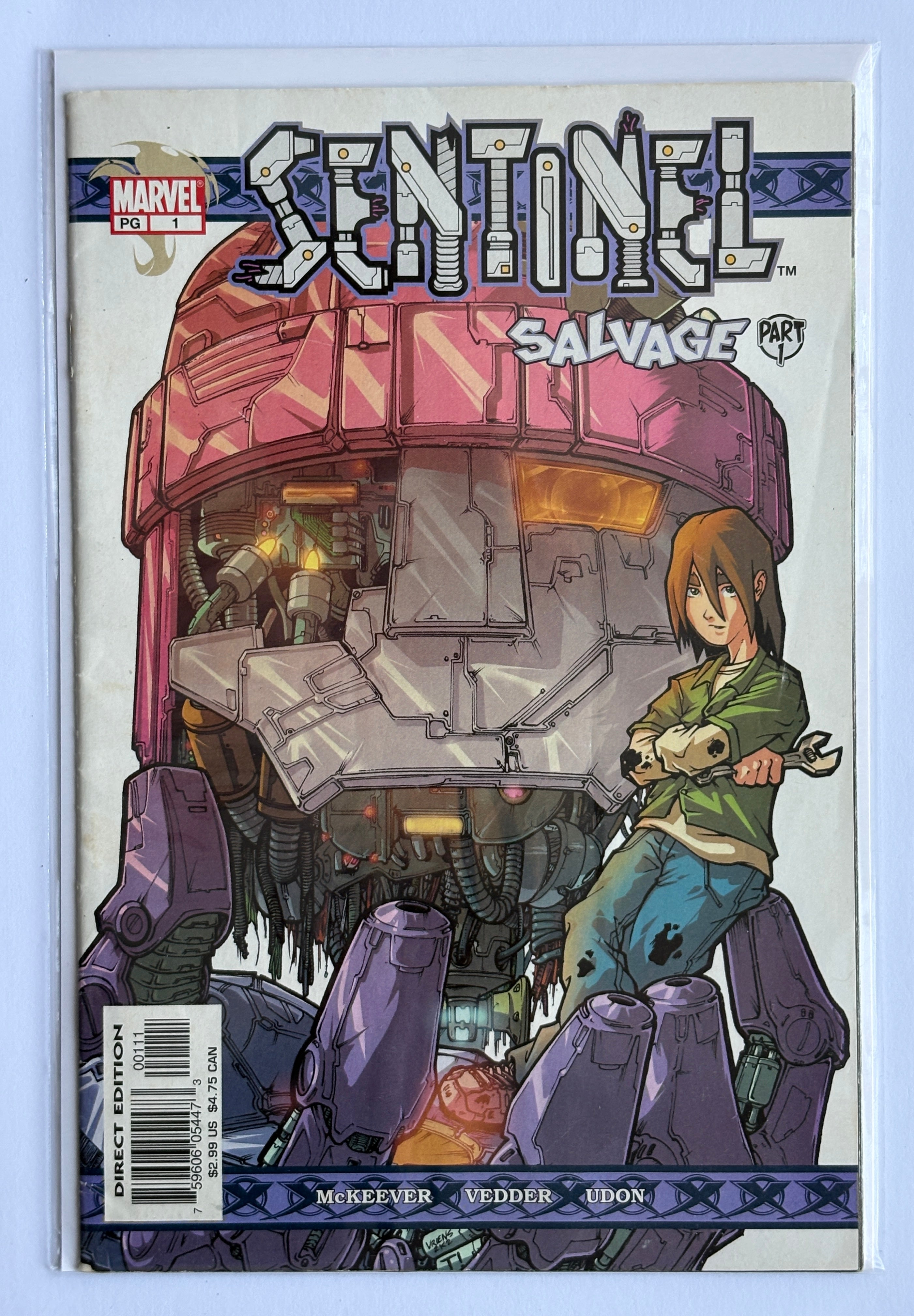 Sentinel #1 - Salvage Part 1 - 1st Printing Marvel Comics June 2003 FN 5.5