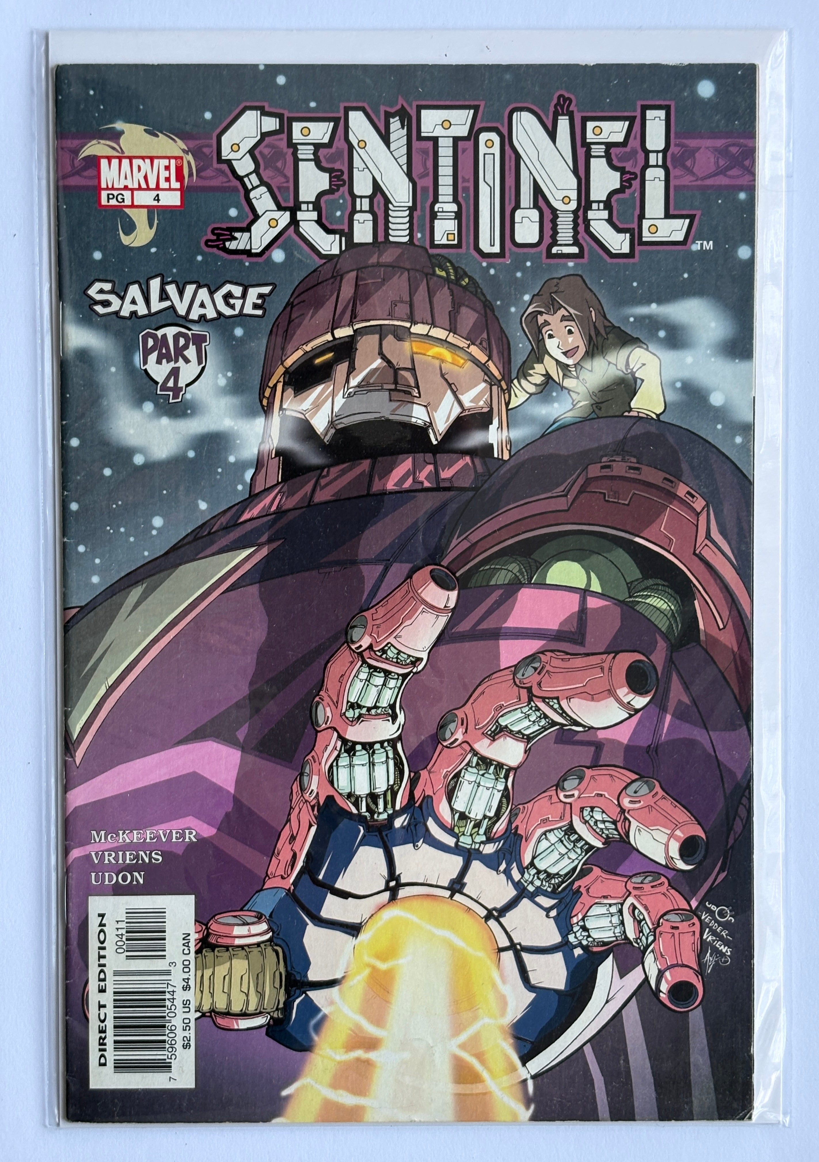 Sentinel #4 - Salvage Part 4 - 1st Printing Marvel Comics September 2003 FN- 5.5