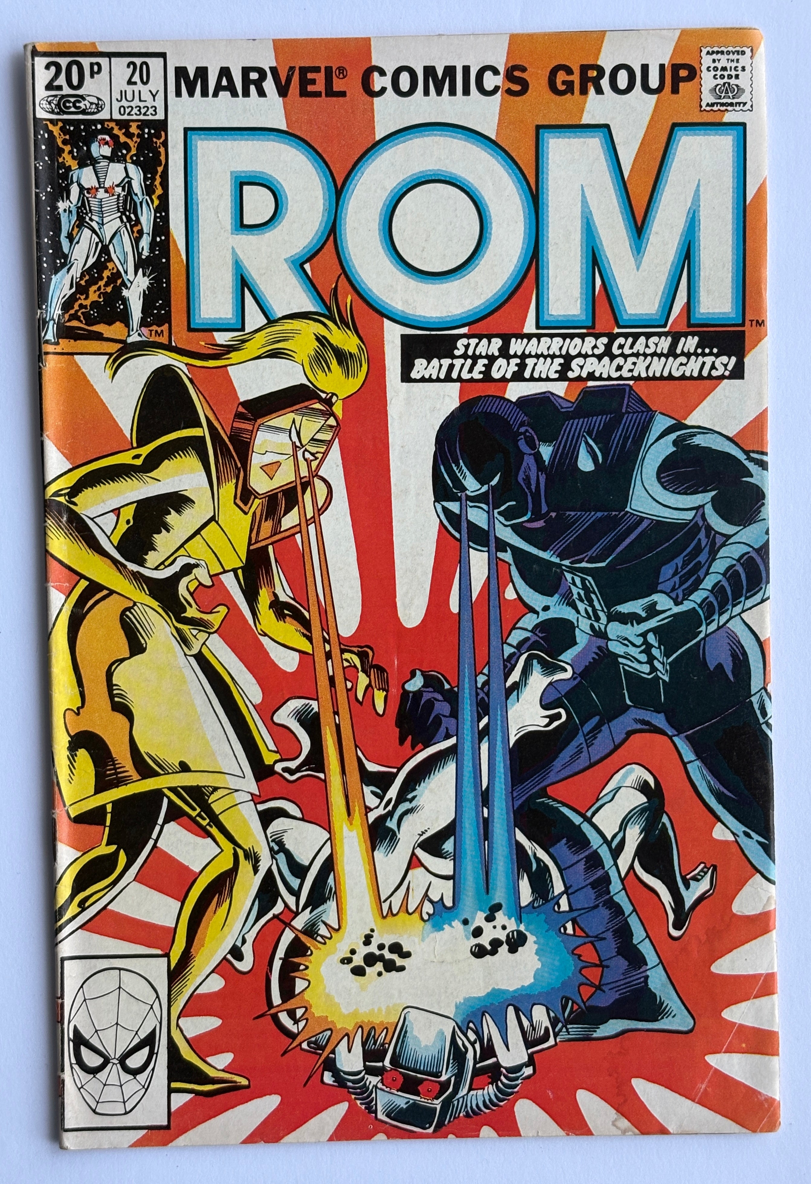 ROM #20 - Space Knight - Marvel Comics UK Variant July 1981 FN- 5.5