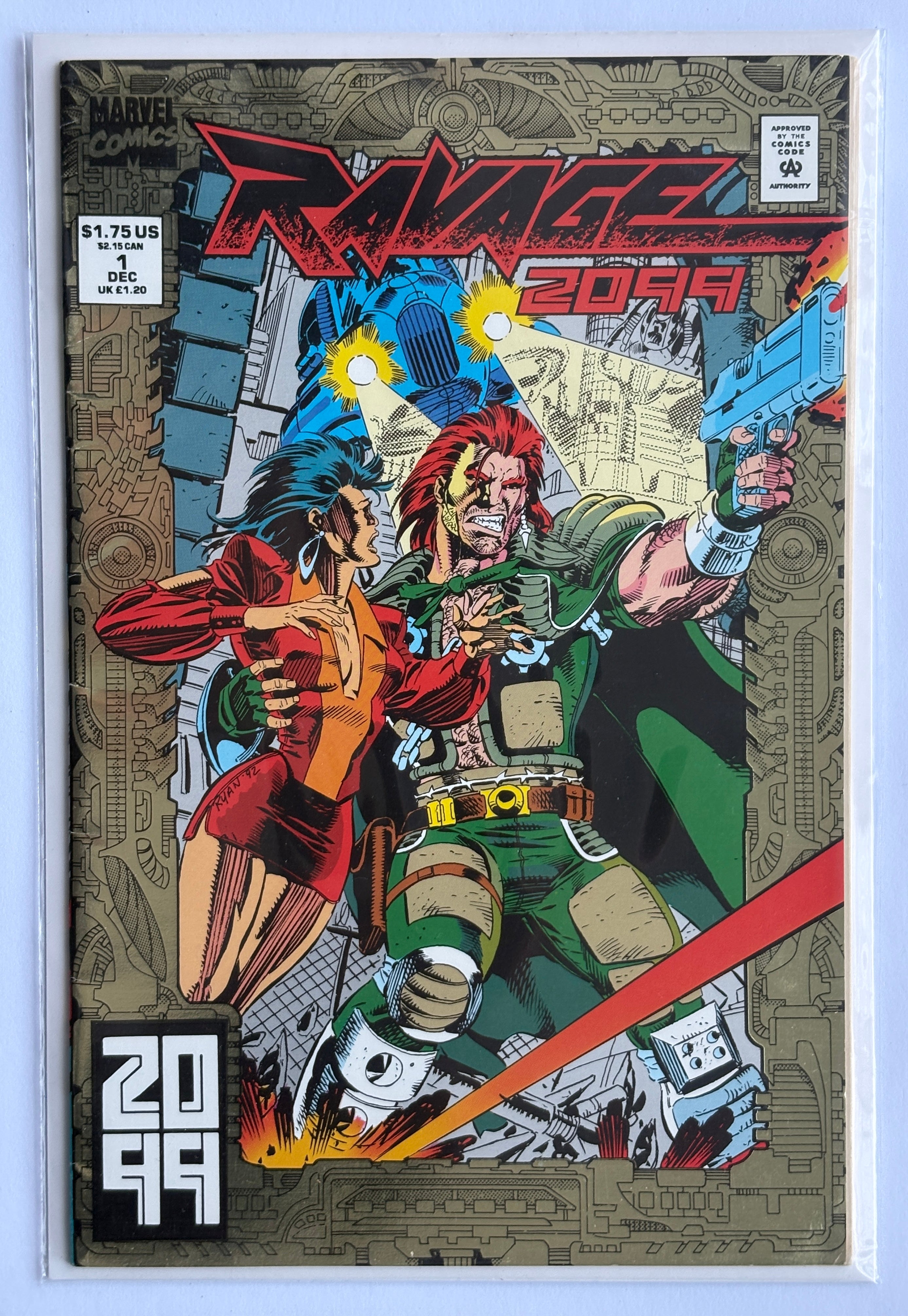 Ravage 2099 #1 - 1st Appearance Ravage 2009 - December 1992 FN+ 6.5