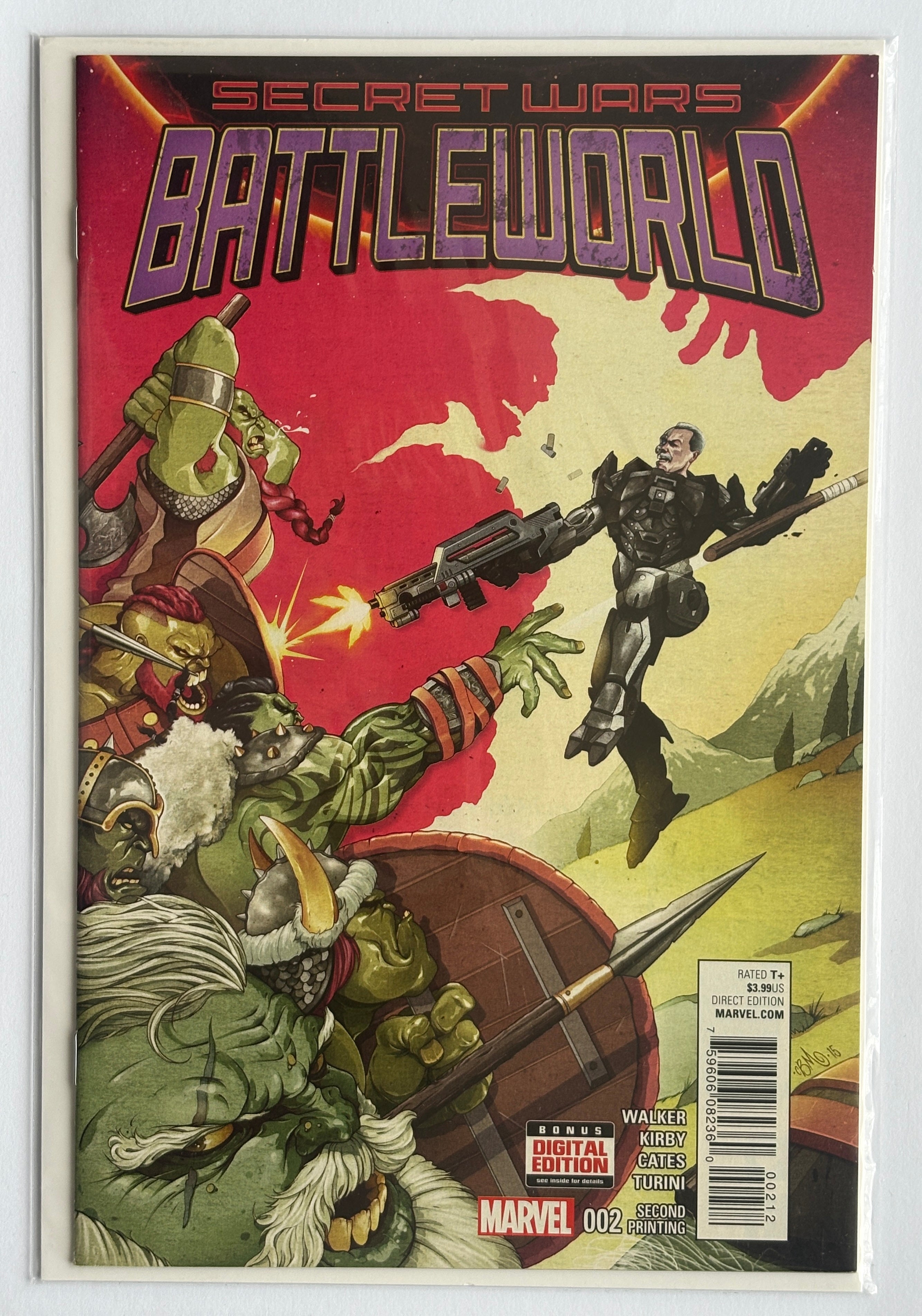 Secret Wars: Battleworld #2 - 2nd Printing Marvel Comics September 2015 NM 9.4