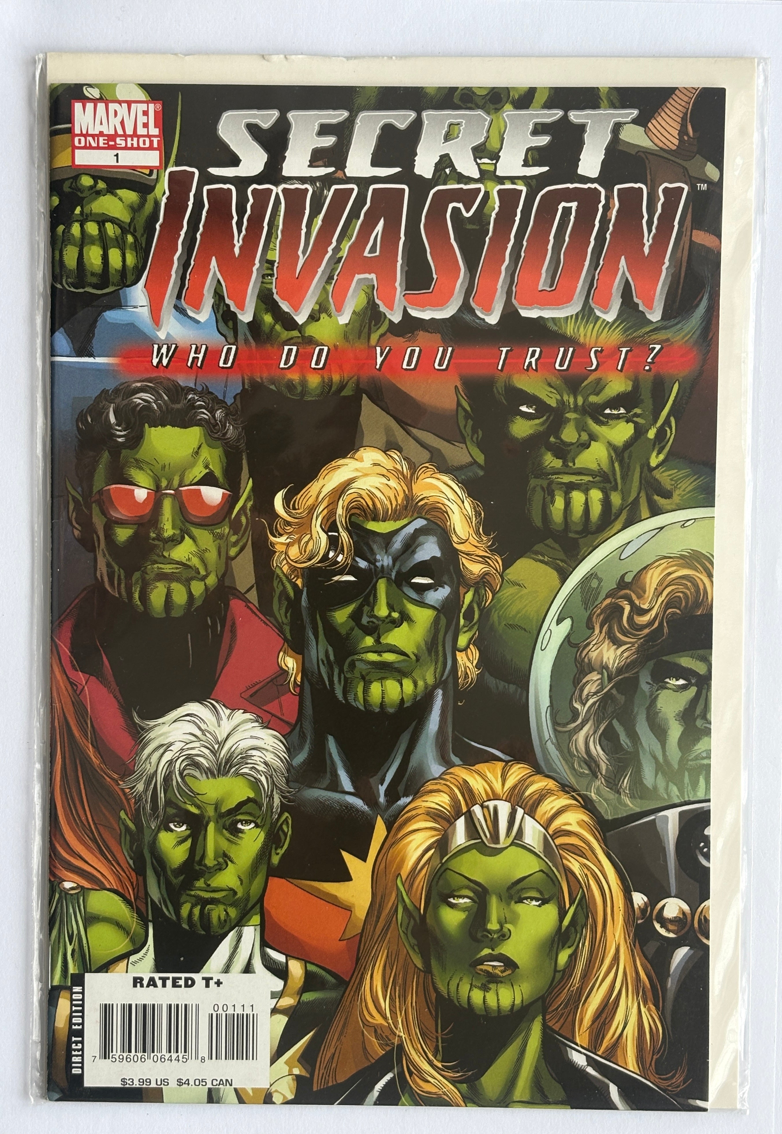 Secret Invasion Who Do You Trust? #1 - 1st Print Marvel Comics 2008 VF 8.0