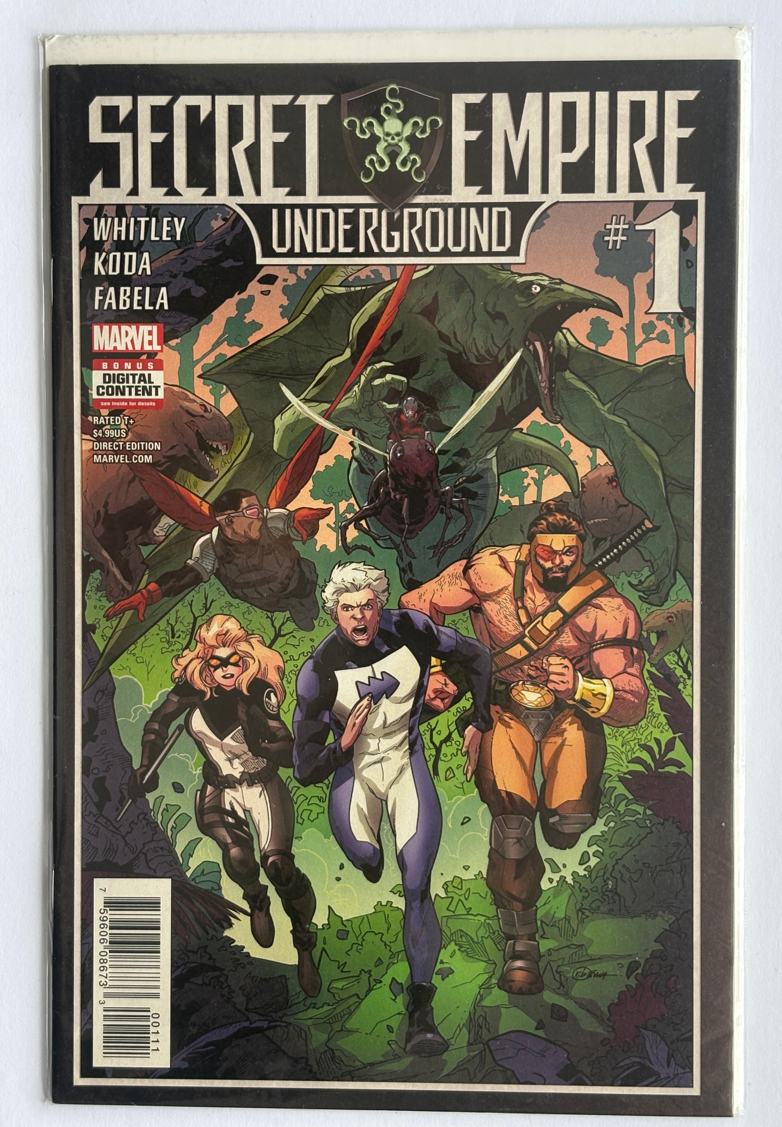 Secret Empire: Underground #1 - 1st Printing Marvel Comics August 2017 VF+ 8.5