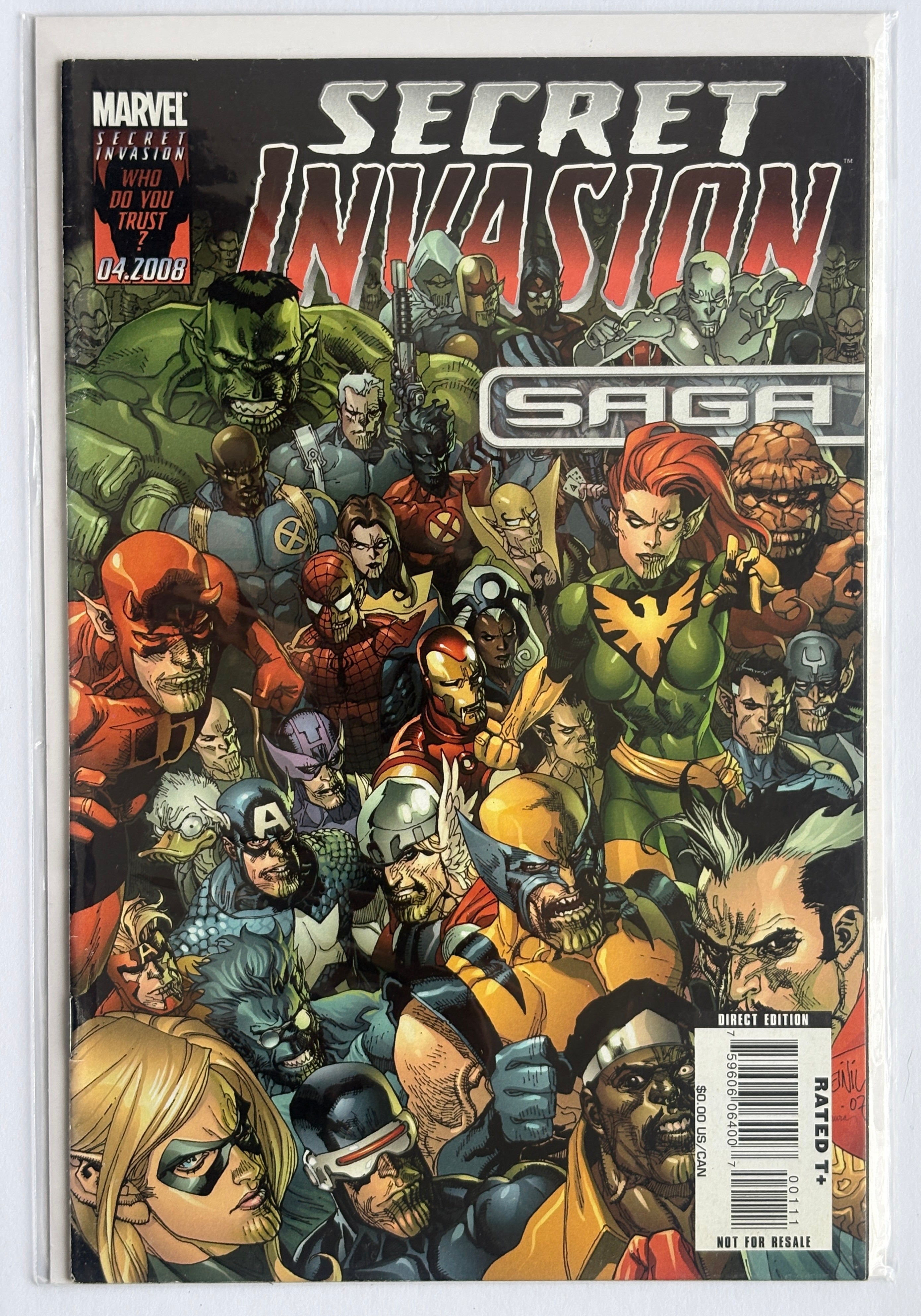 Secret Invasion Saga #1 - 1st Printing Marvel Comics 2008 FN+ 6.5