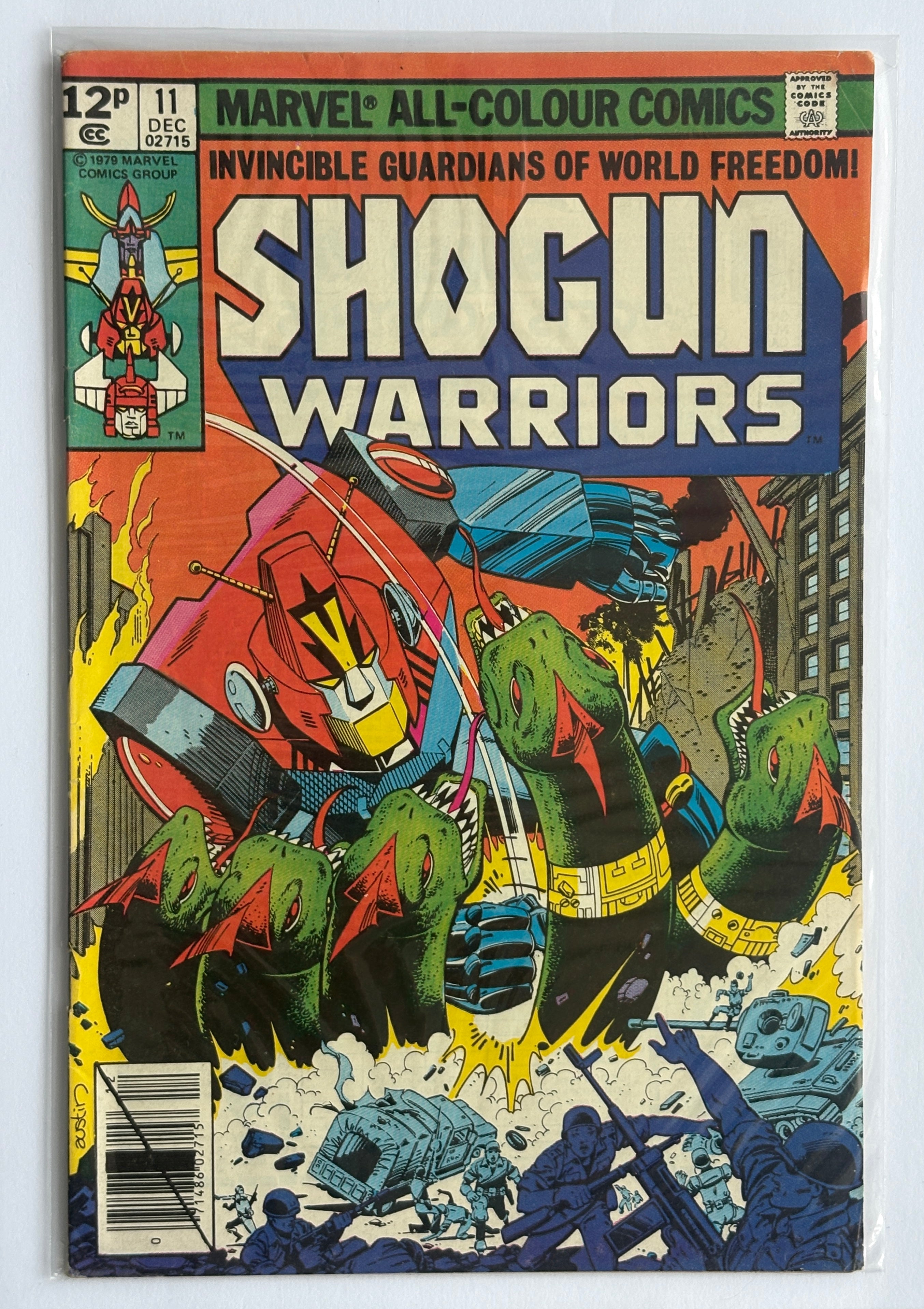 Shogun Warriors #11 - UK Variant - Marvel Comics - December 1979 FN 6.0