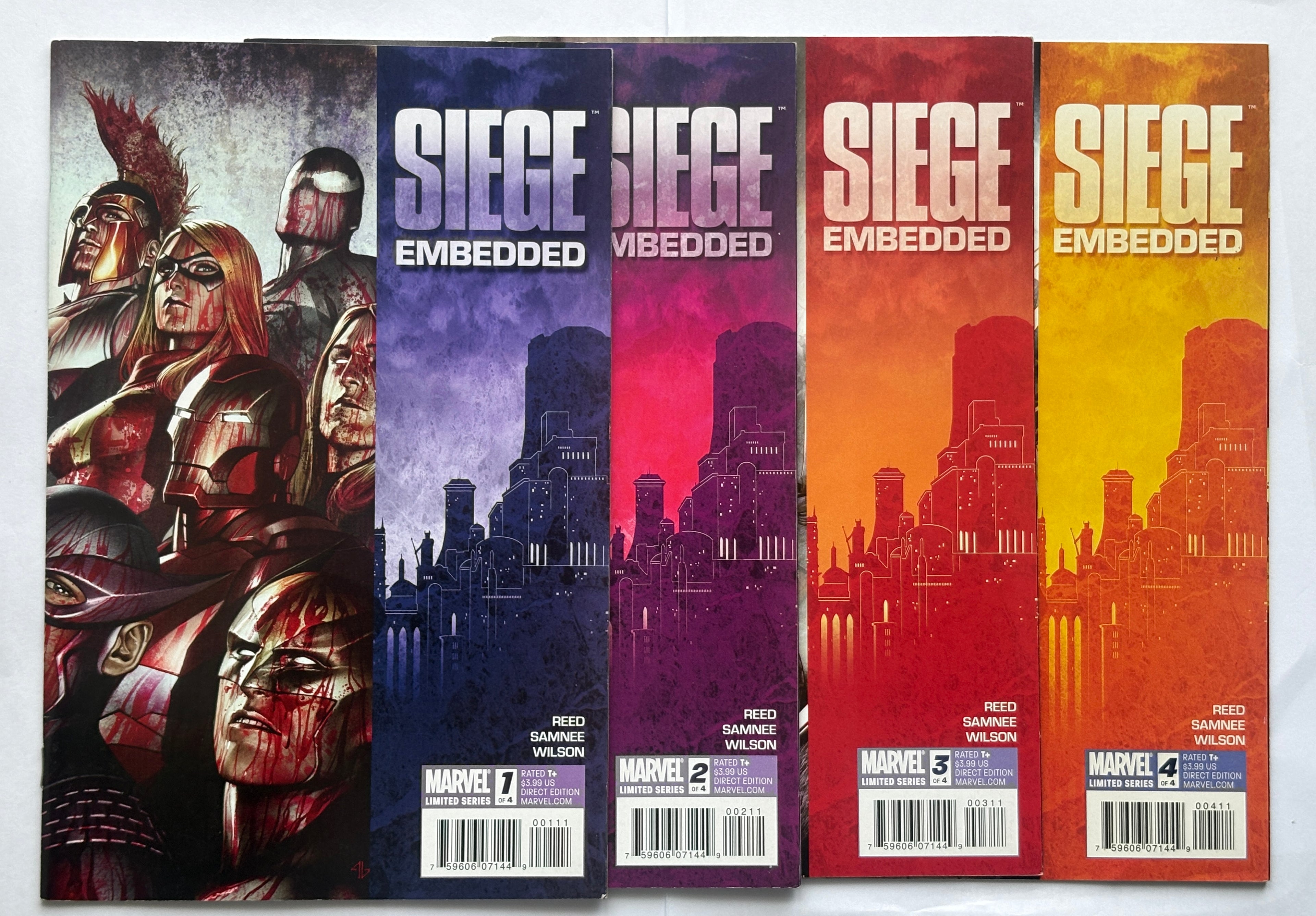 Siege Embedded #1 to 4 Complete Set of 4 Comics Marvel 2010 VF+ 8.5