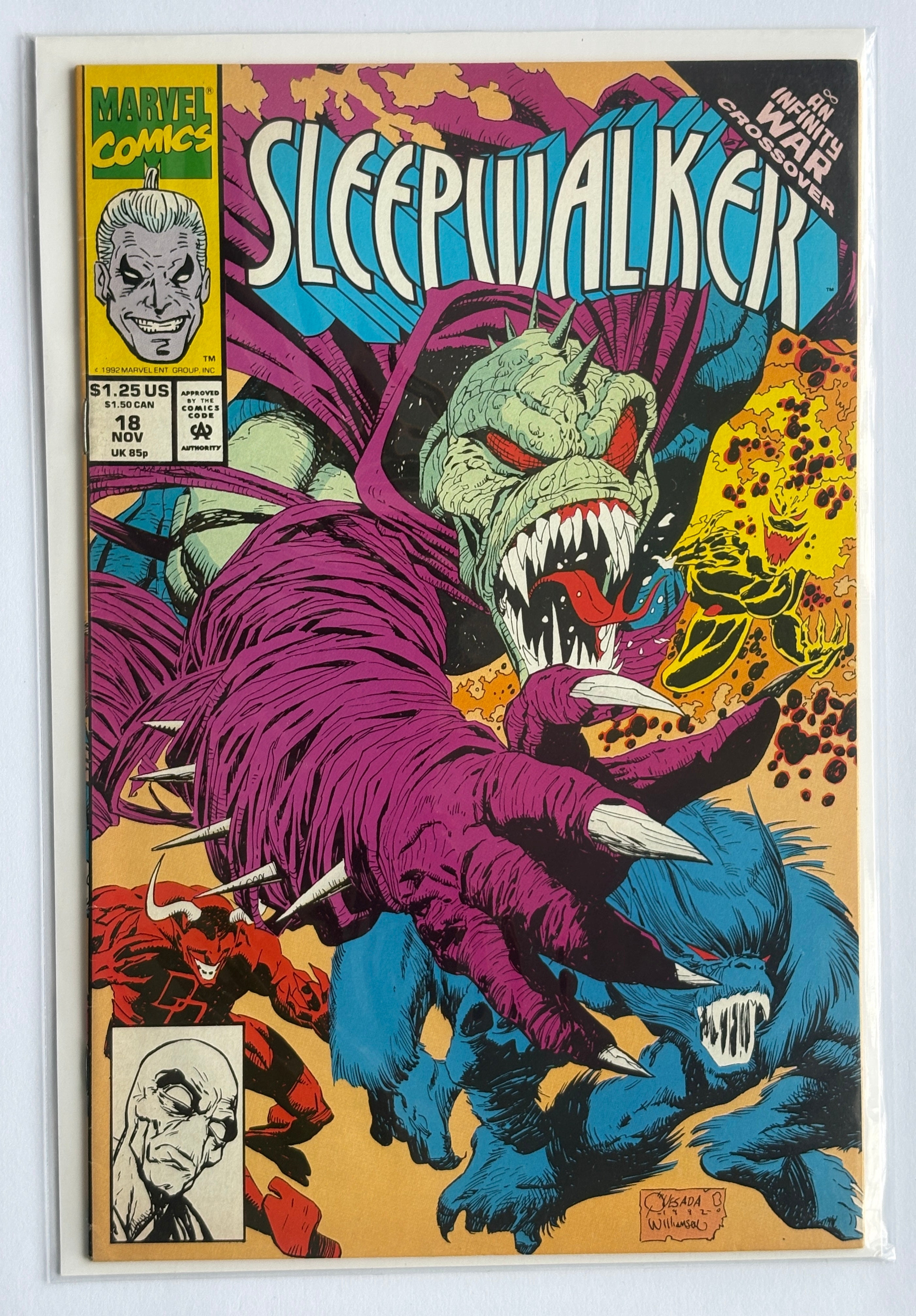 Sleepwalker #18 - Marvel Comics November 1992 VF 8.0
