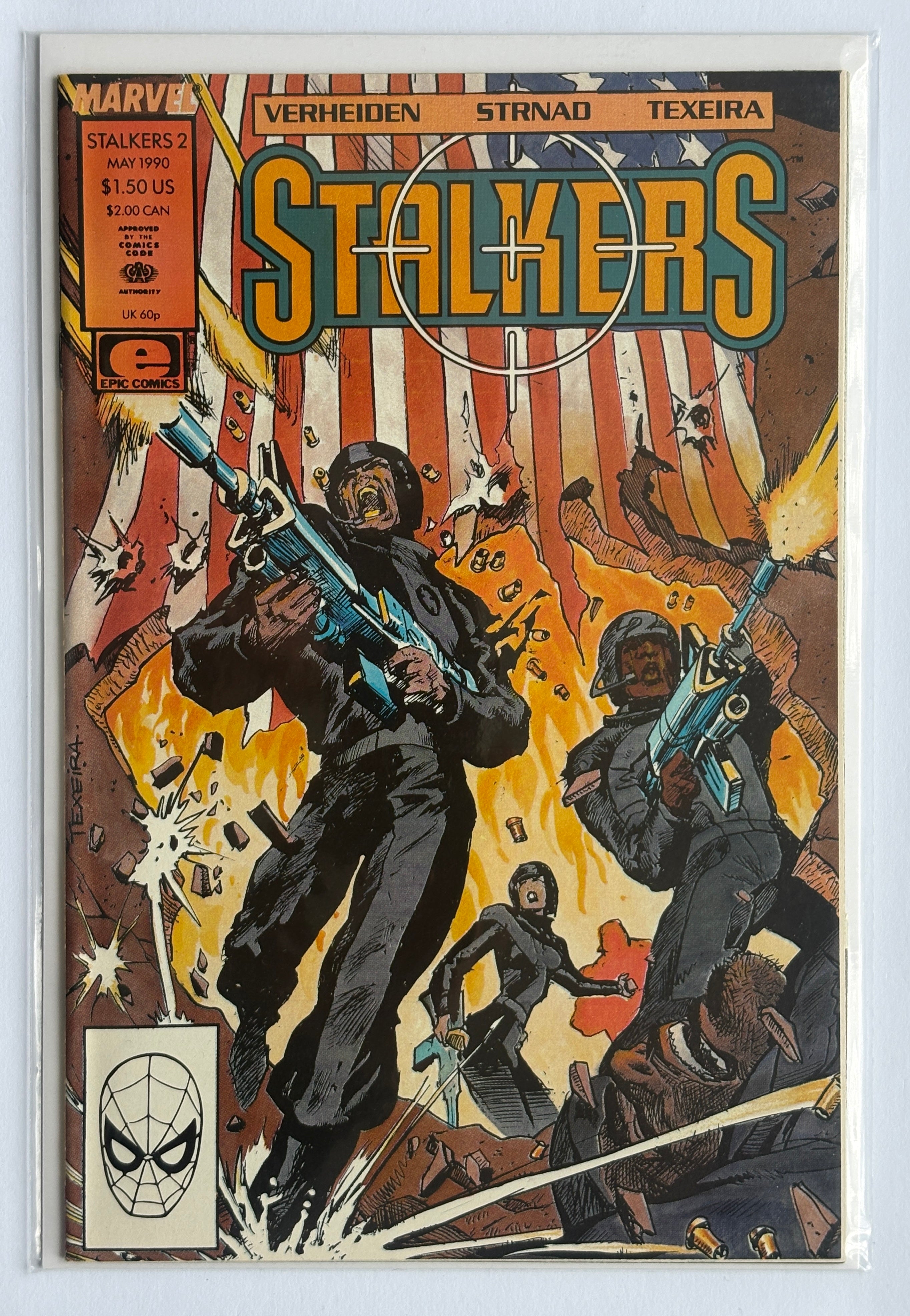 Stalkers #2 - Epic Comics (Marvel) May 1990 VF/NM 9.0