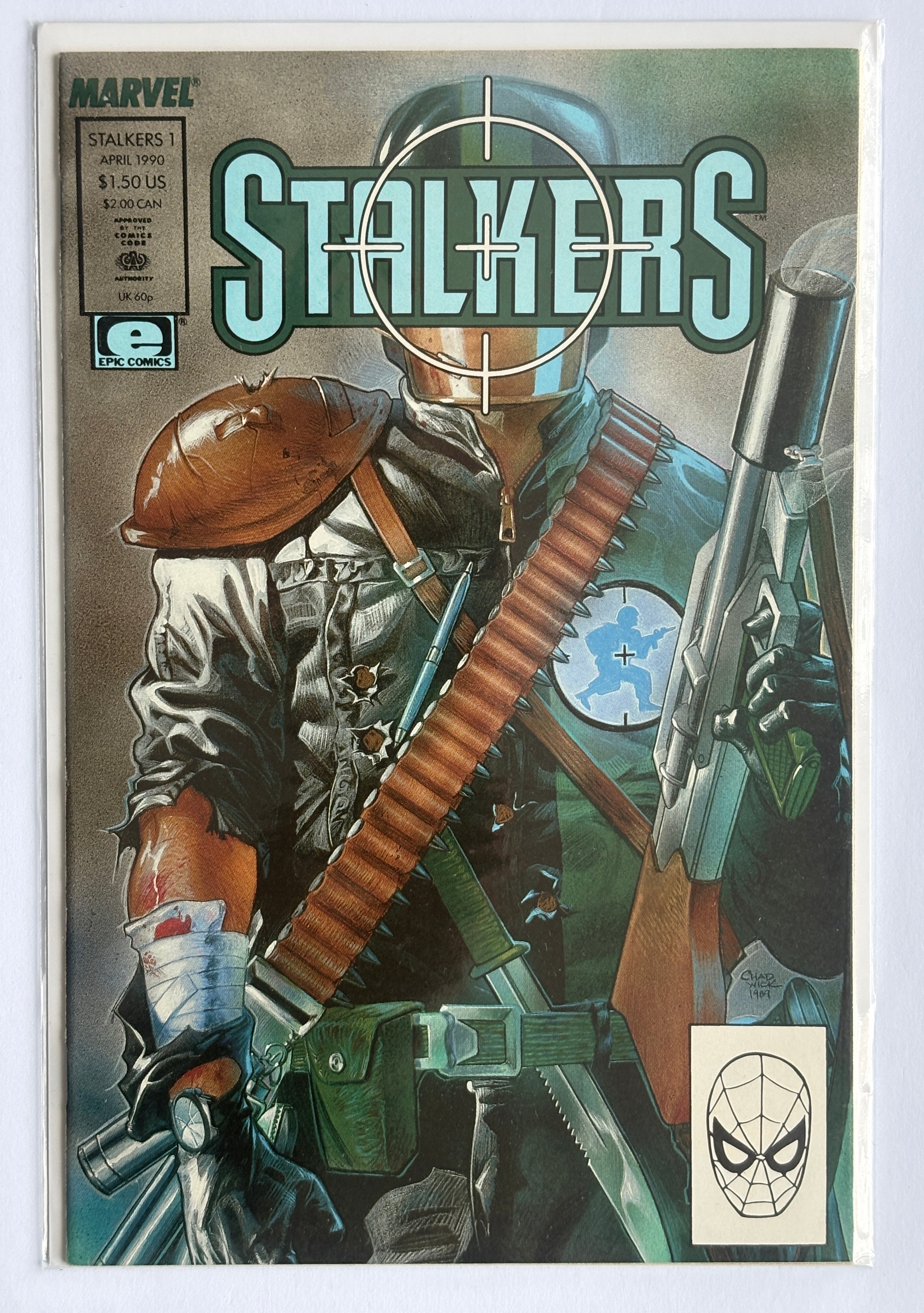 Stalkers #1 - Epic Comics (Marvel) April 1990 VF+ 8.5