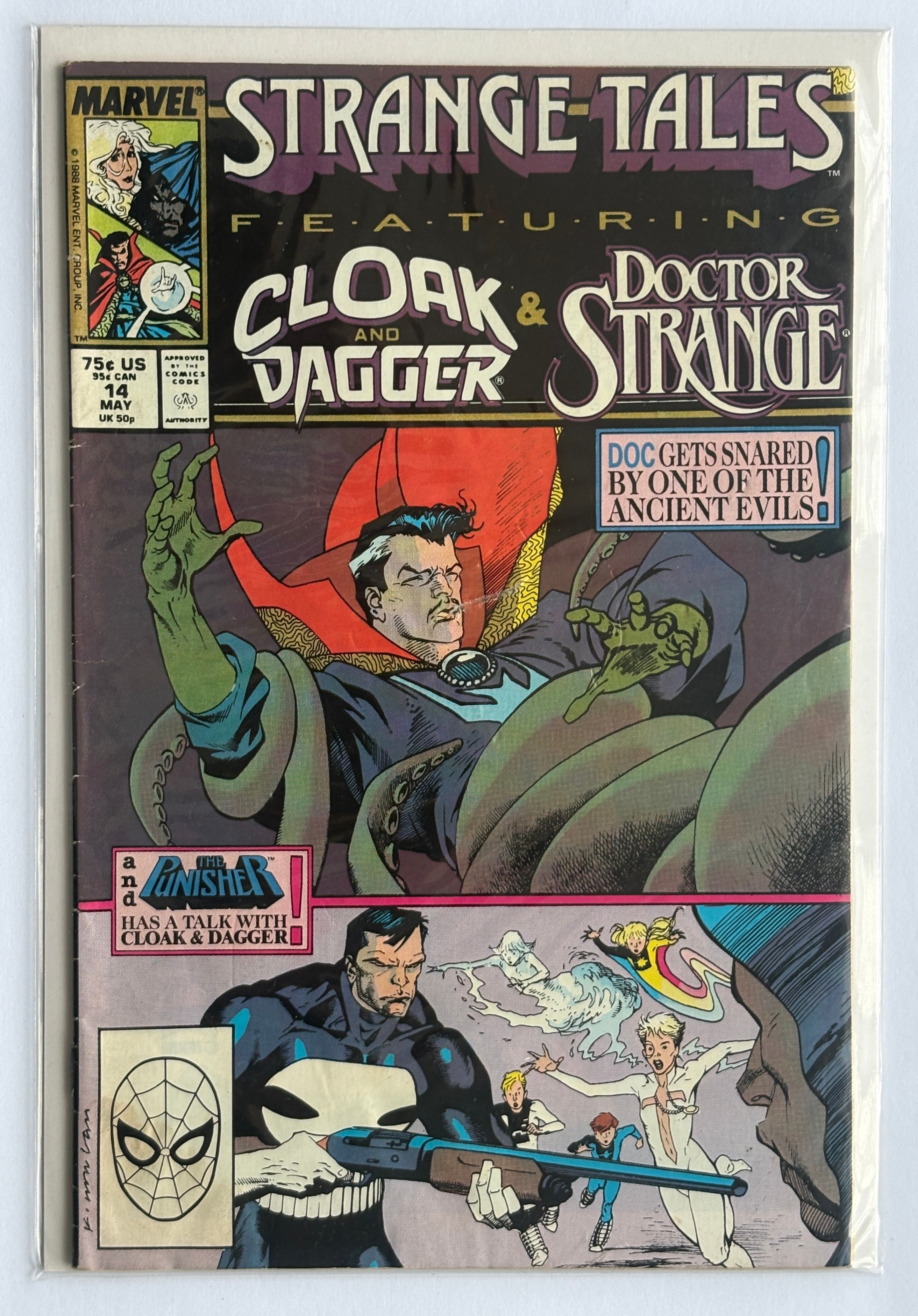 Strange Tales #14 featuring Cloak & Dagger & Doctor Strange May 1988 VG/FN 5.0