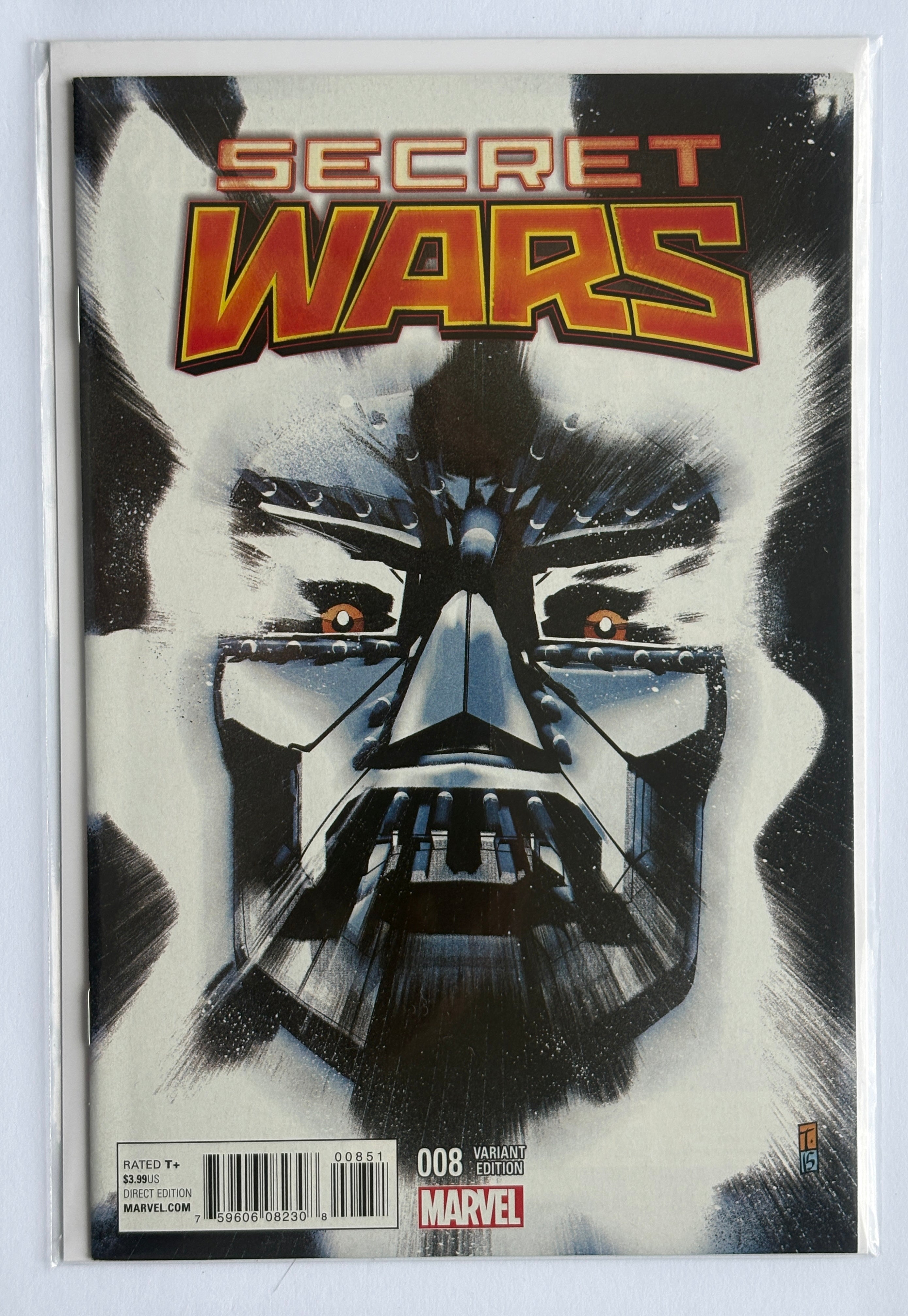 Secret Wars #8 - 1st Printing Coker Variant Marvel February 2016 NM- 9.2