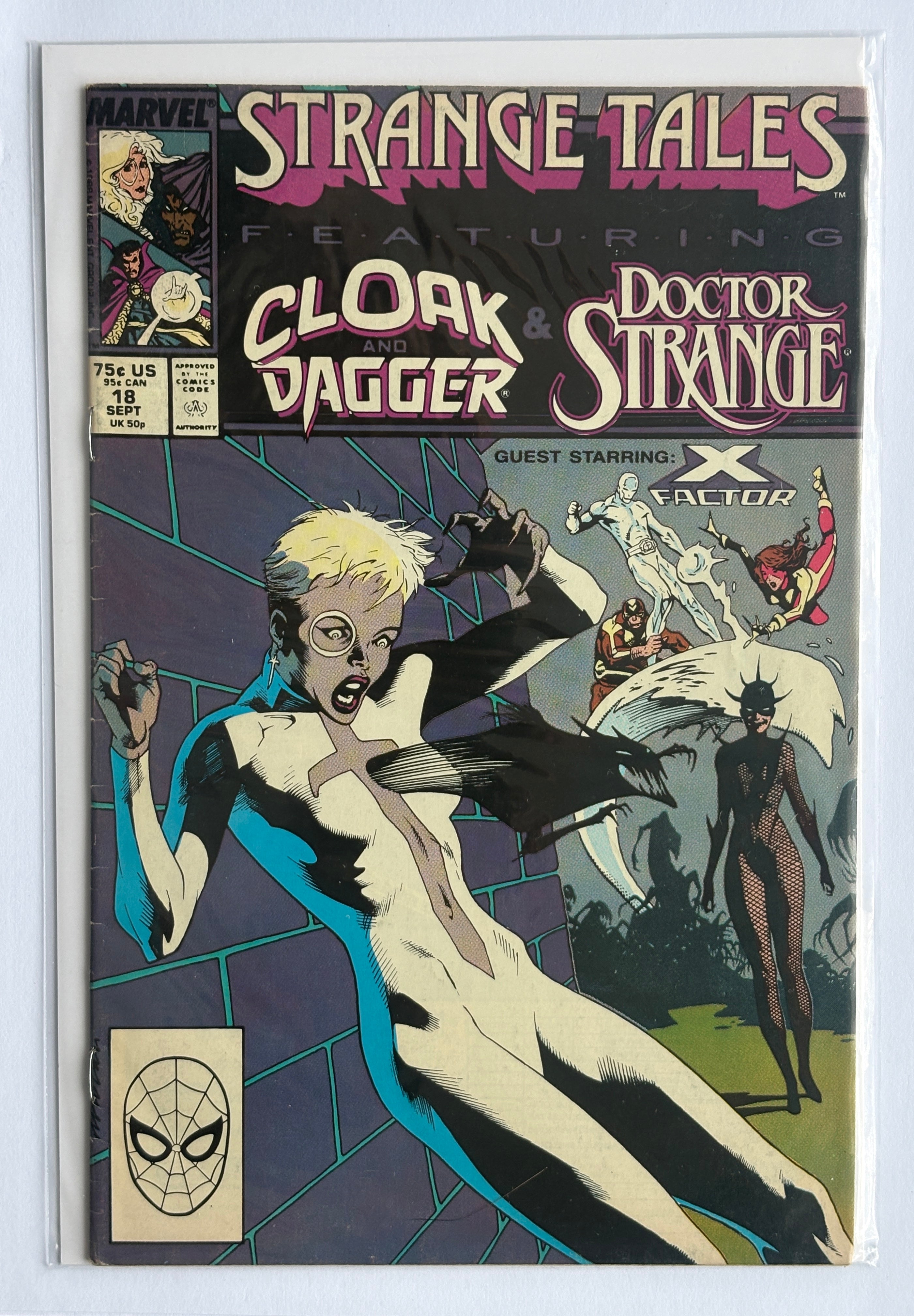 Strange Tales #18 ft Cloak & Dagger, Doctor Strange September 1988 VG+ 4.5