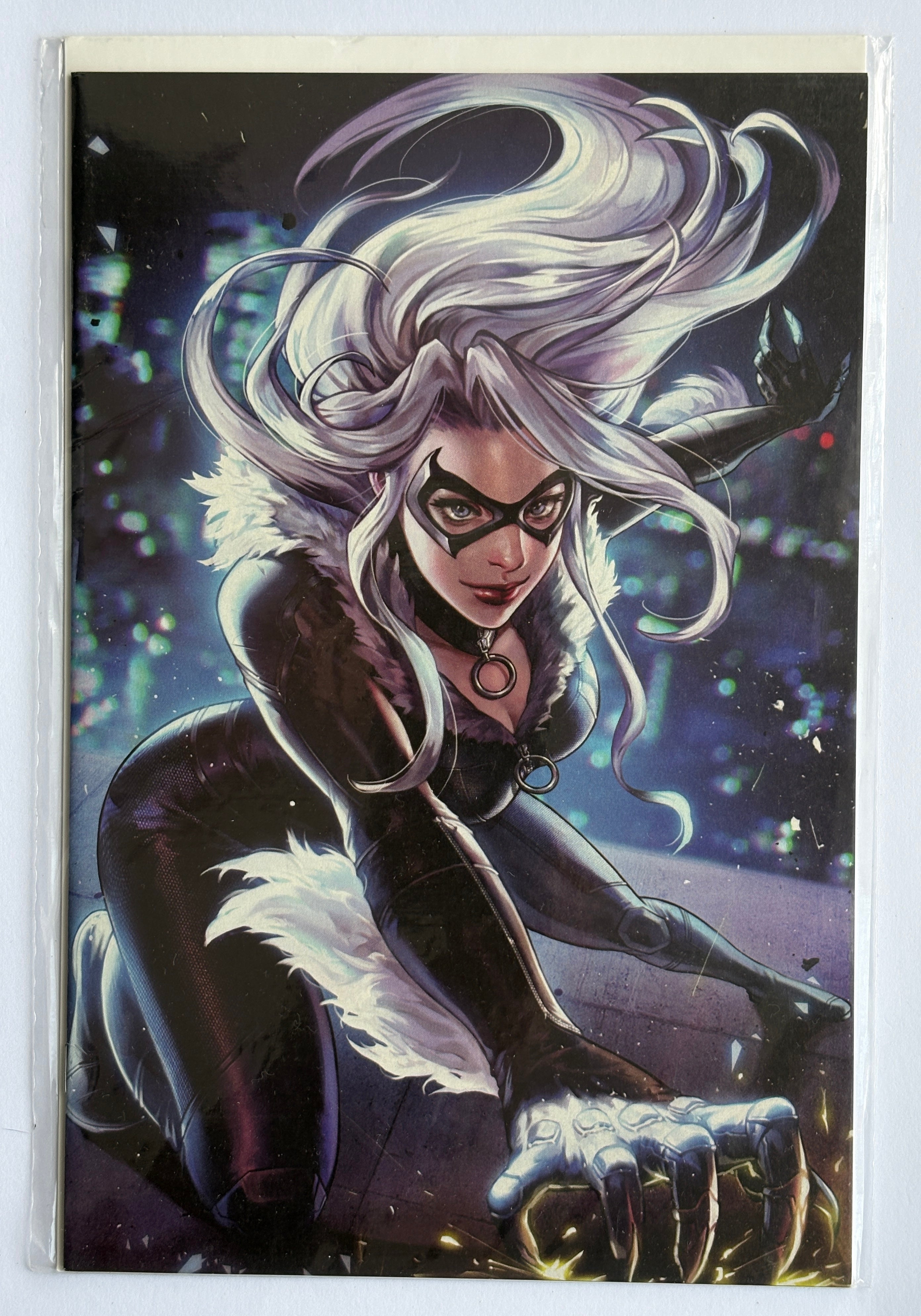 The Amazing Spider-Man #21 Black Cat Battle Lines Virgin Variant 2019 NM- 9.2