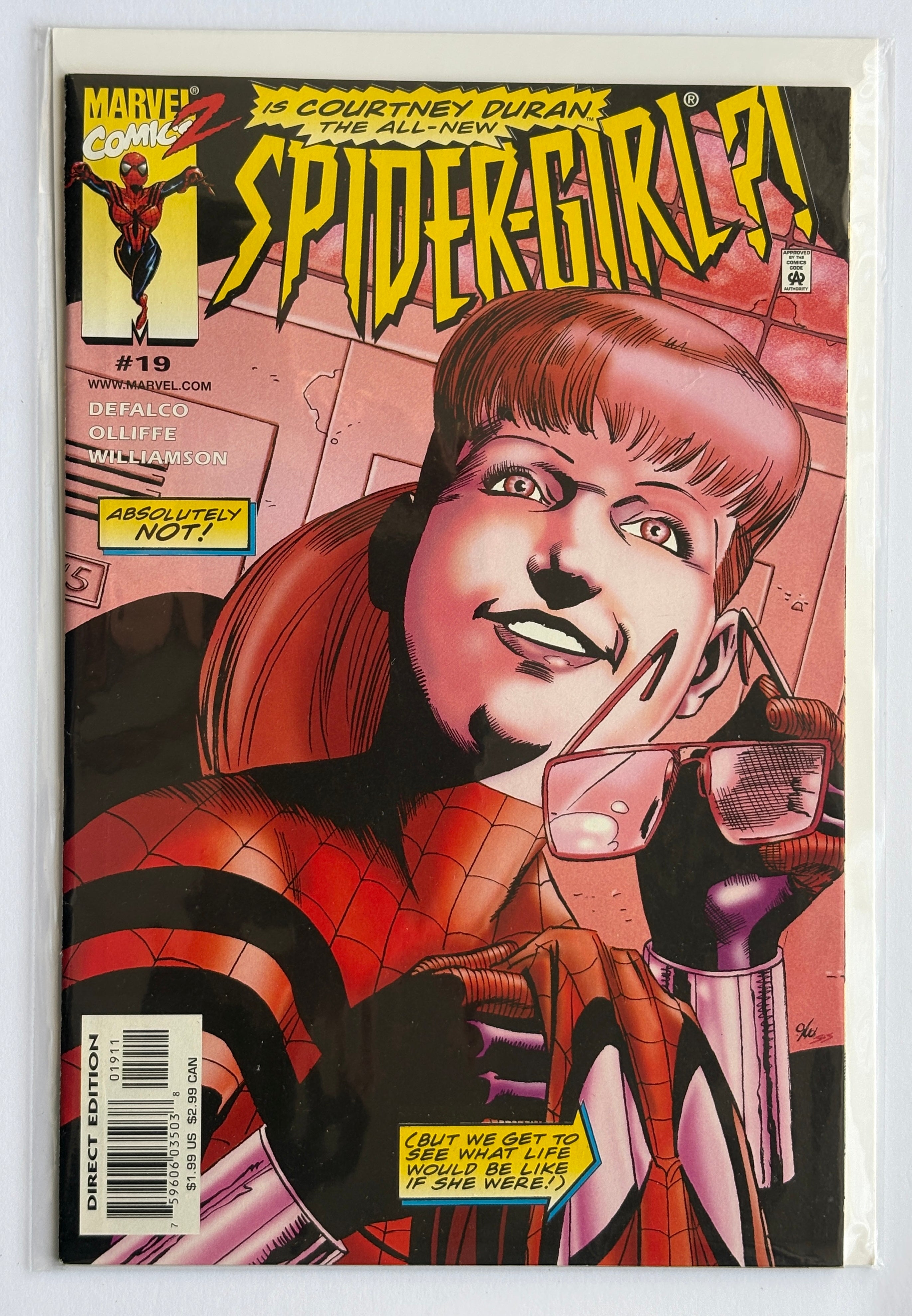 Spider-Girl #19 - 1st Printing - Marvel Comics - April 2000 VF 8.0