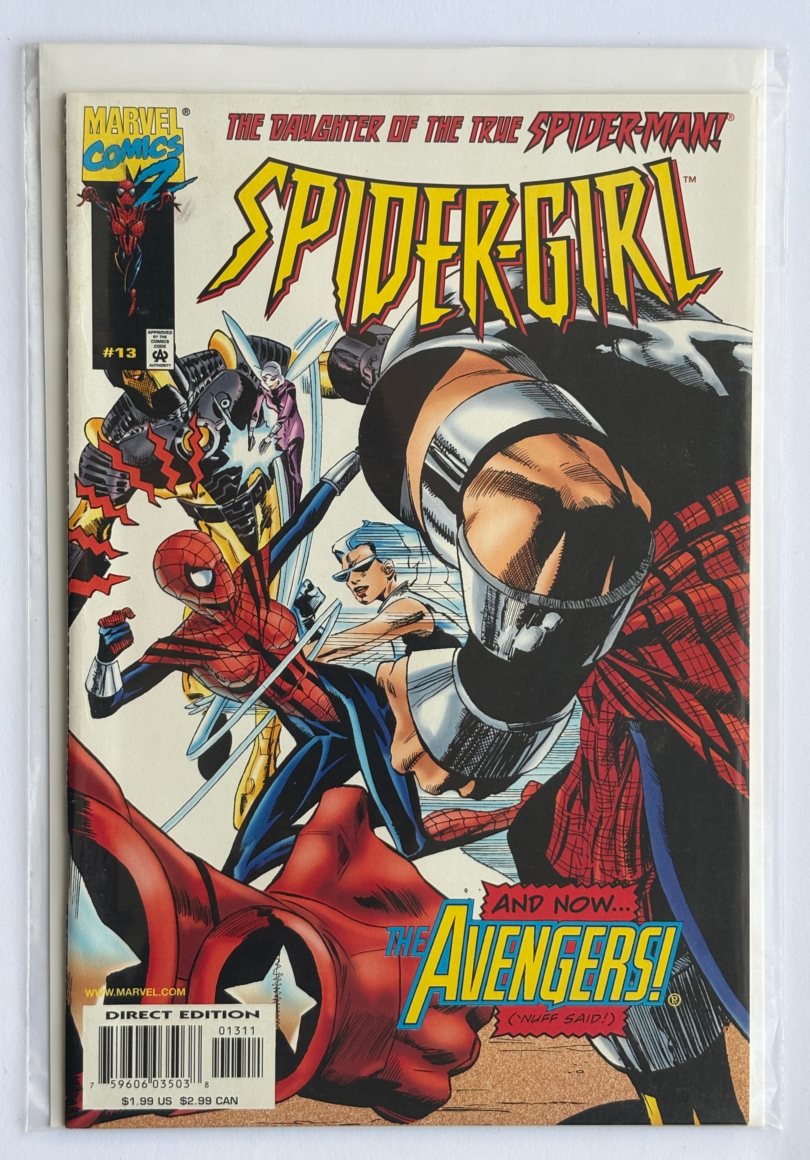 Spider-Girl #13 - 1st Printing - Marvel Comics - October 1999 F/VF 7.0