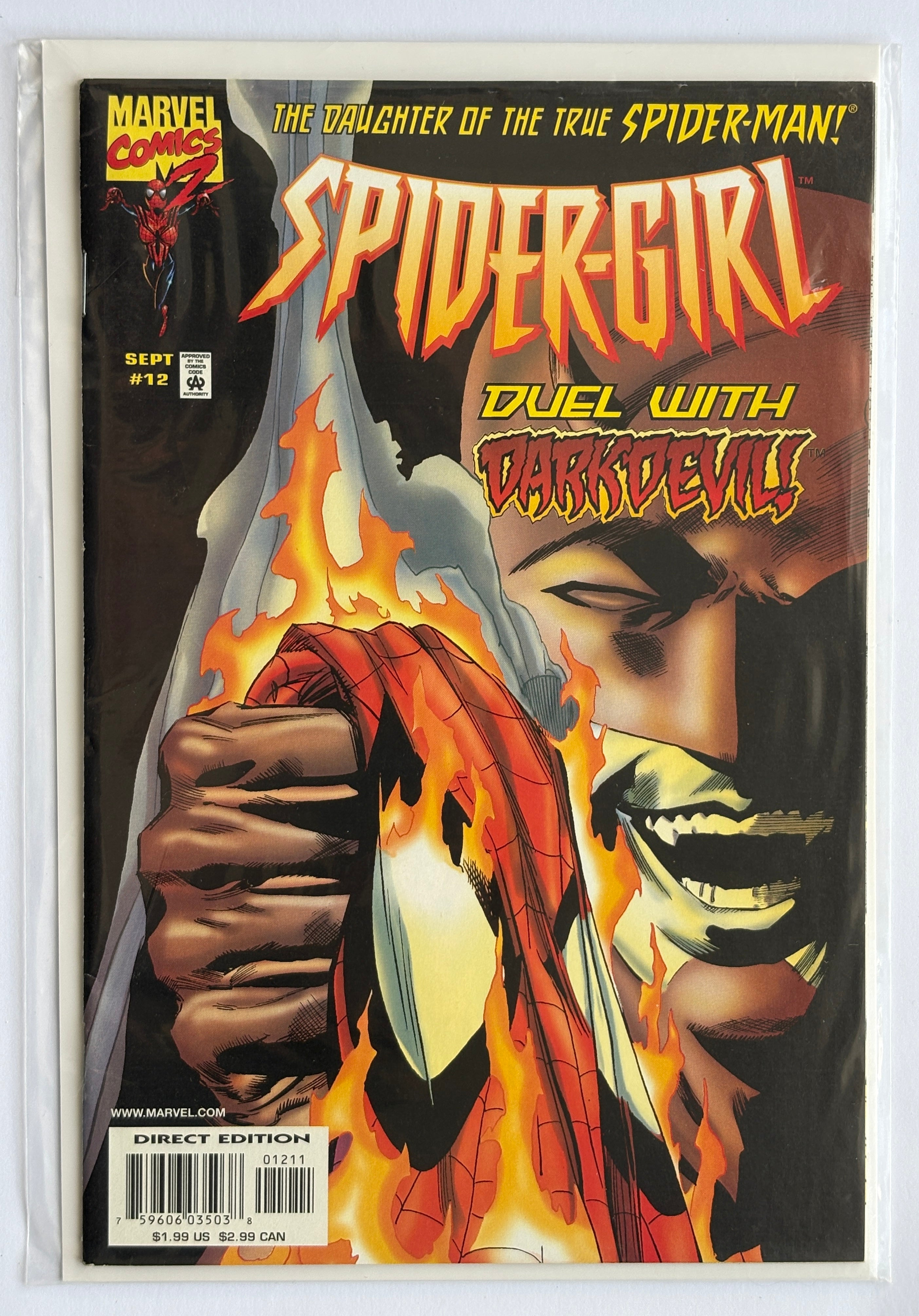 Spider-Girl #12 - 1st Printing - Marvel Comics - September 1999 VF- 7.5