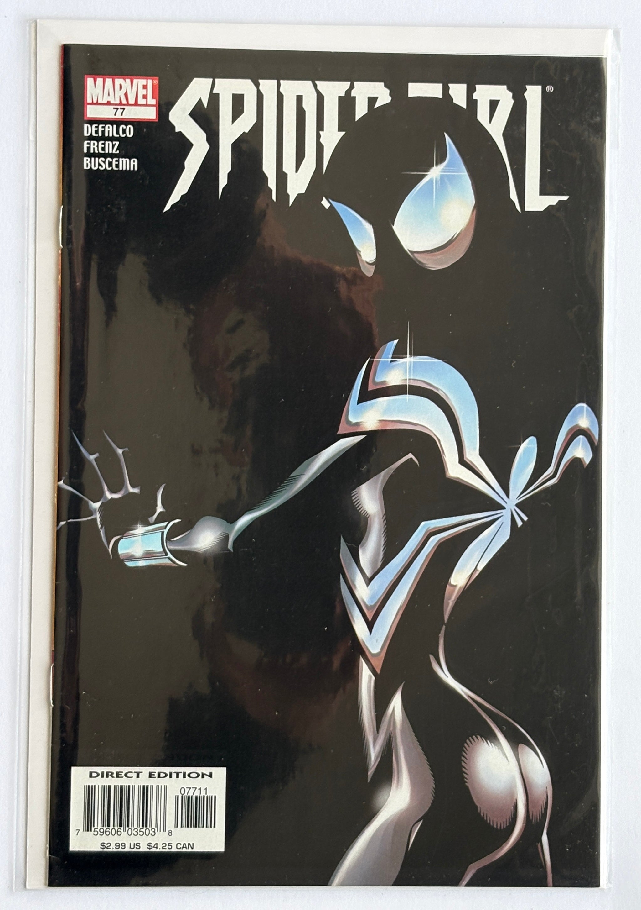 Spider-Girl #77 - 1st Printing Negative Space Cover Marvel October 2004 VF- 7.5