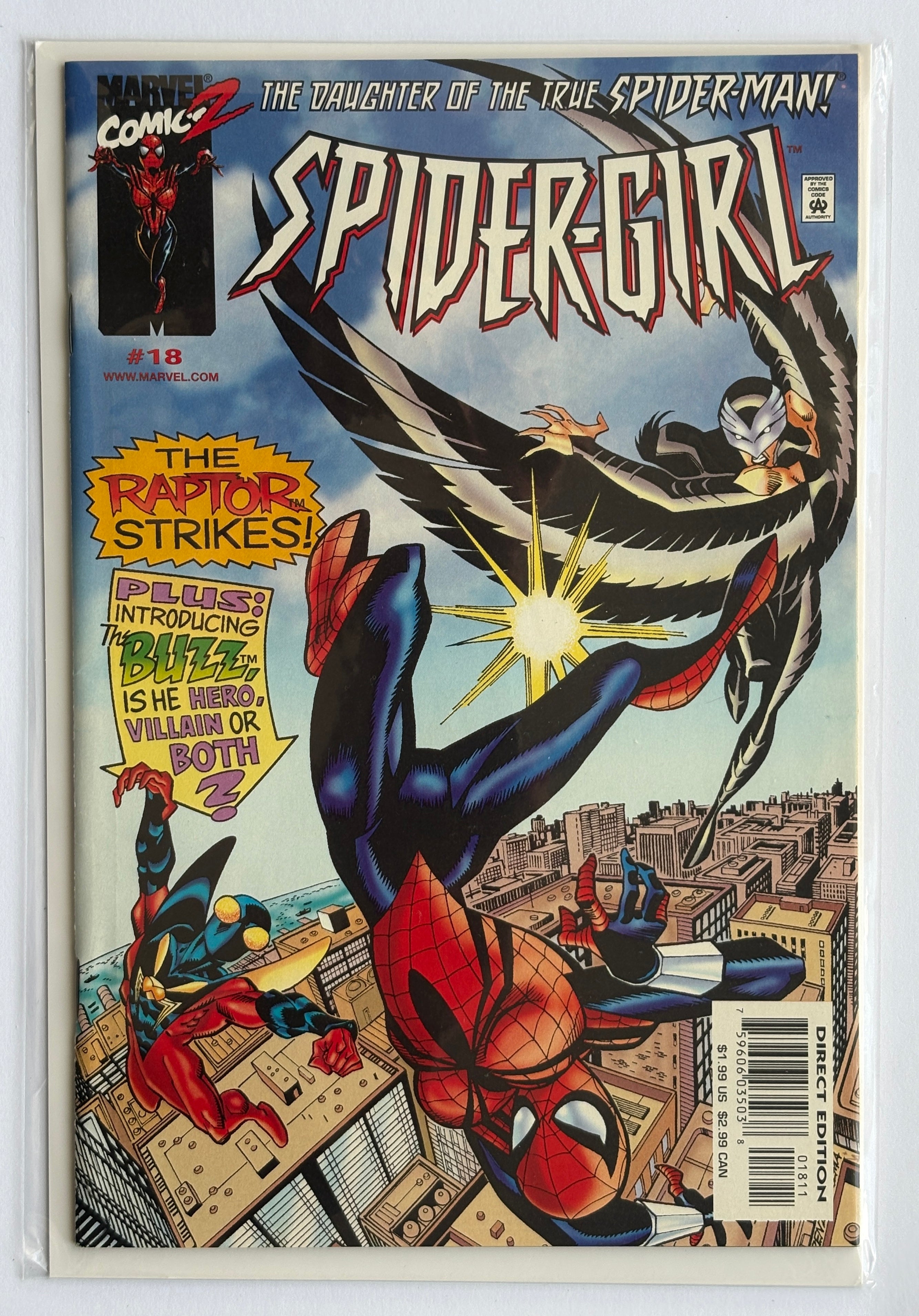 Spider-Girl #18 - 1st Printing - Marvel Comics - March 2000 VF- 7.5