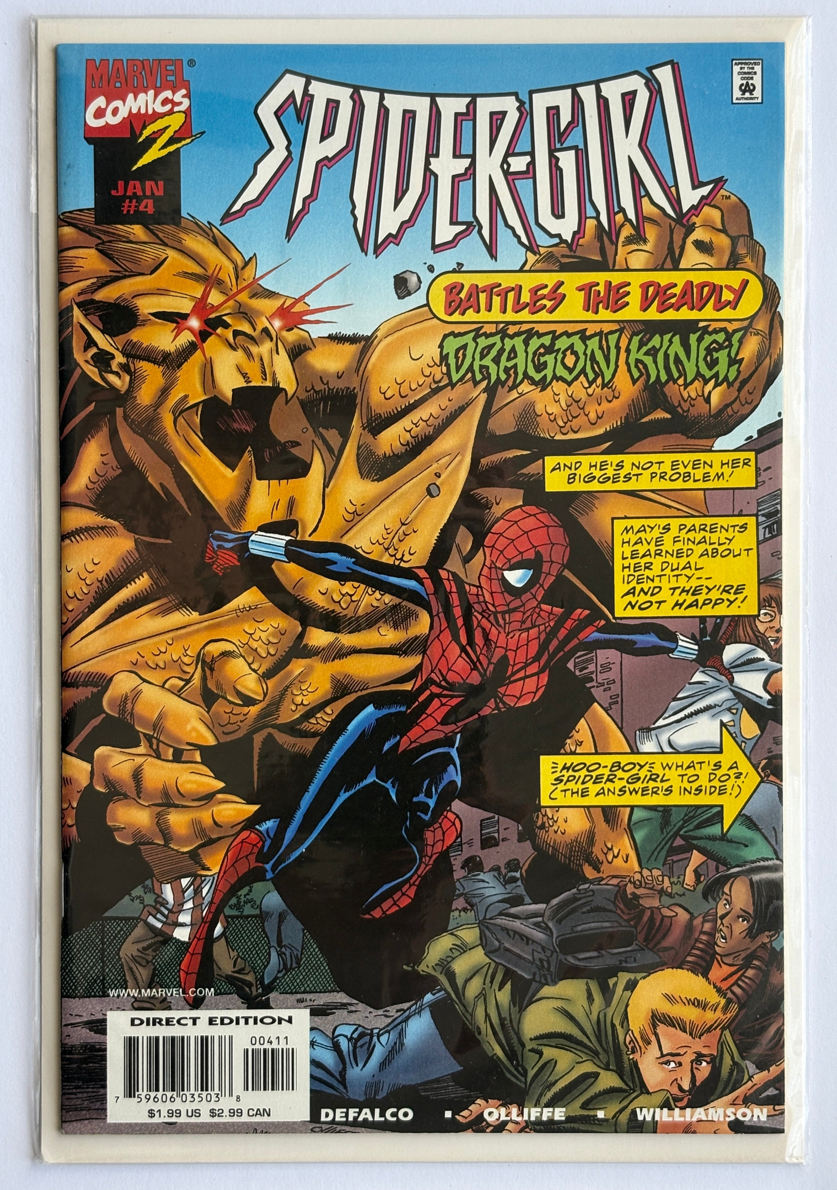 Spider-Girl #4 - 1st Printing Marvel Comics January 1999 NM- 9.2