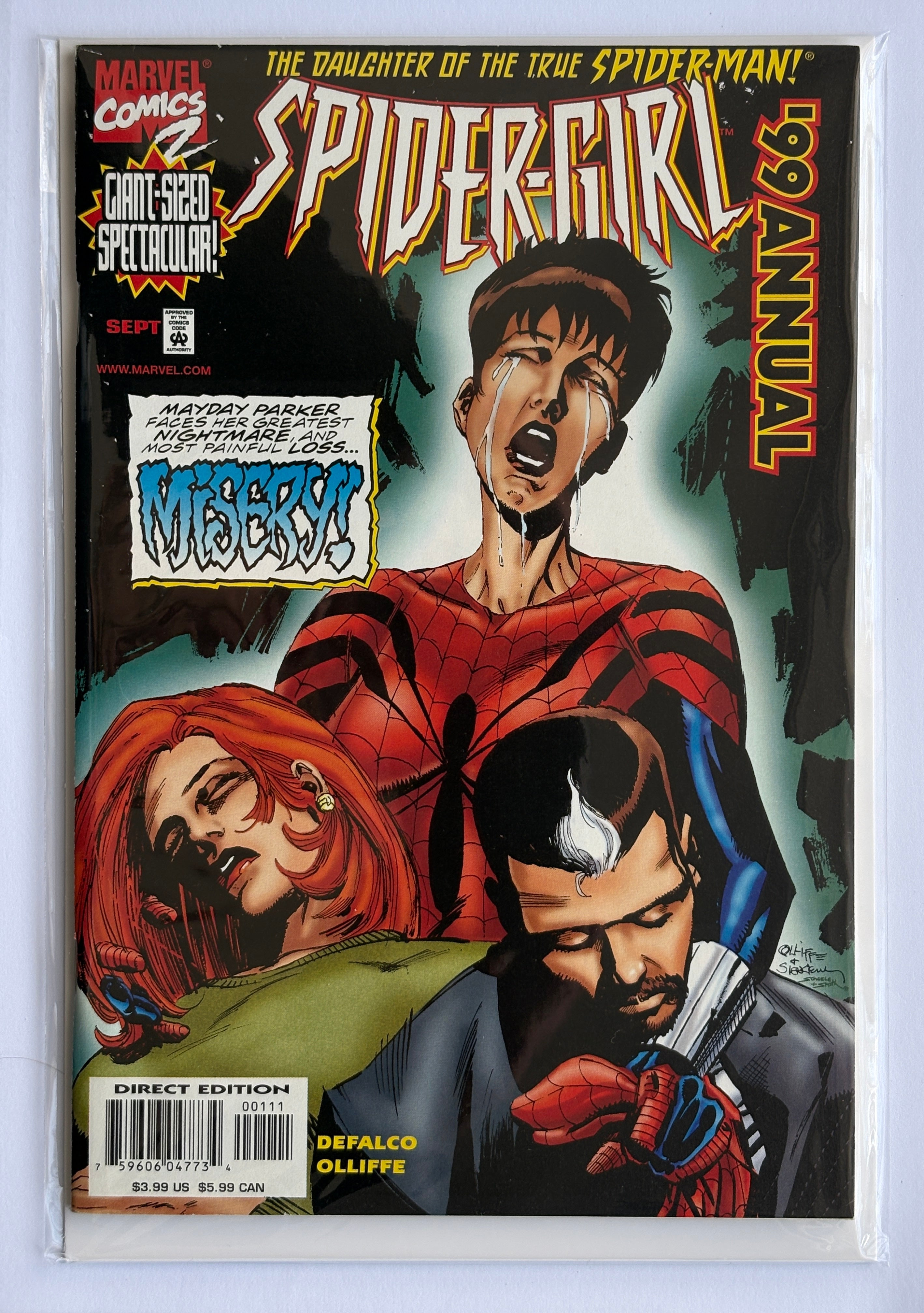 Spider-Girl Annual#1 - 1st Printing Marvel Comics September 1999 NM- 9.2