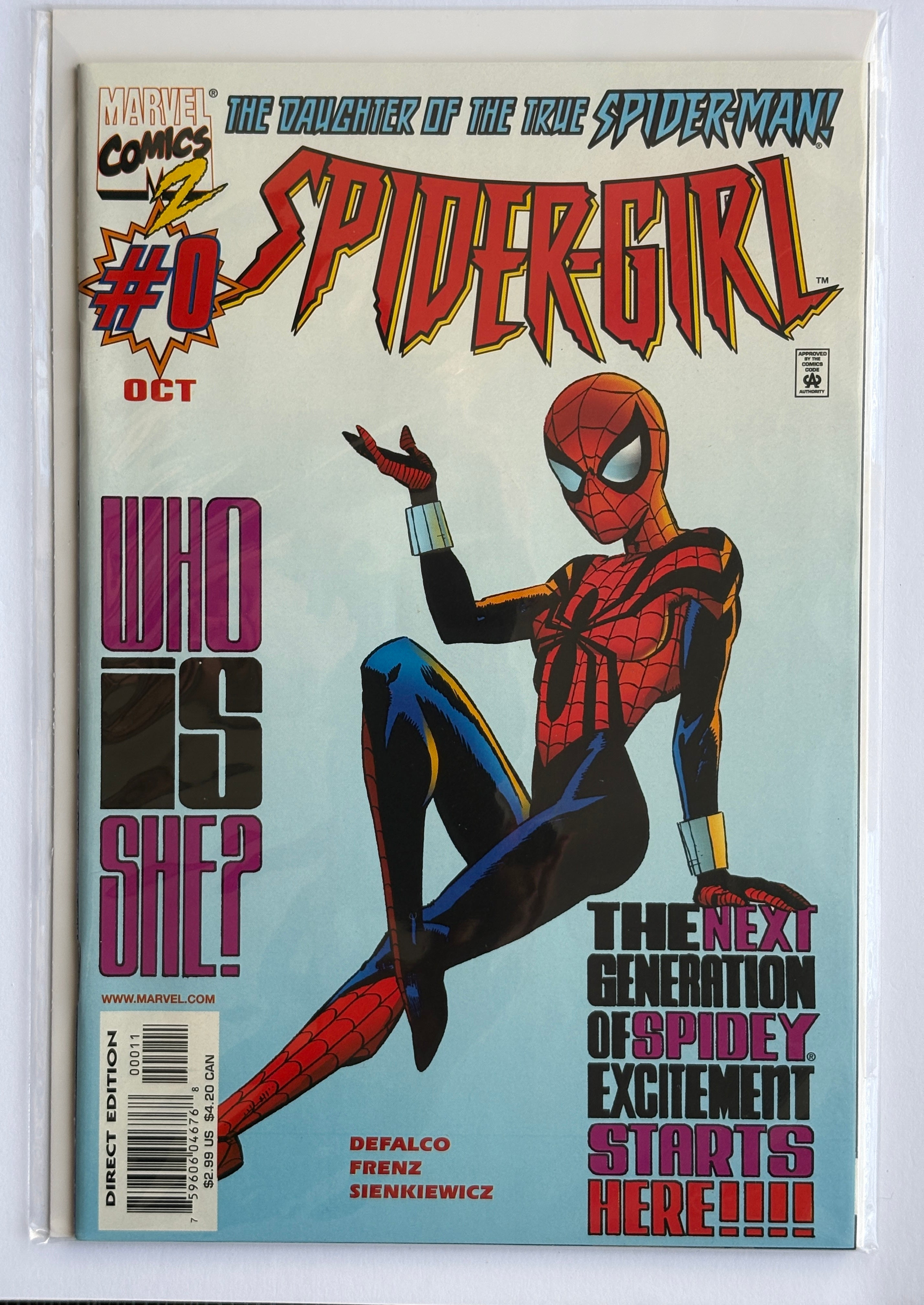 Spider-Girl #0  - 1st Printing Marvel Comics October 1998 NM- 9.2