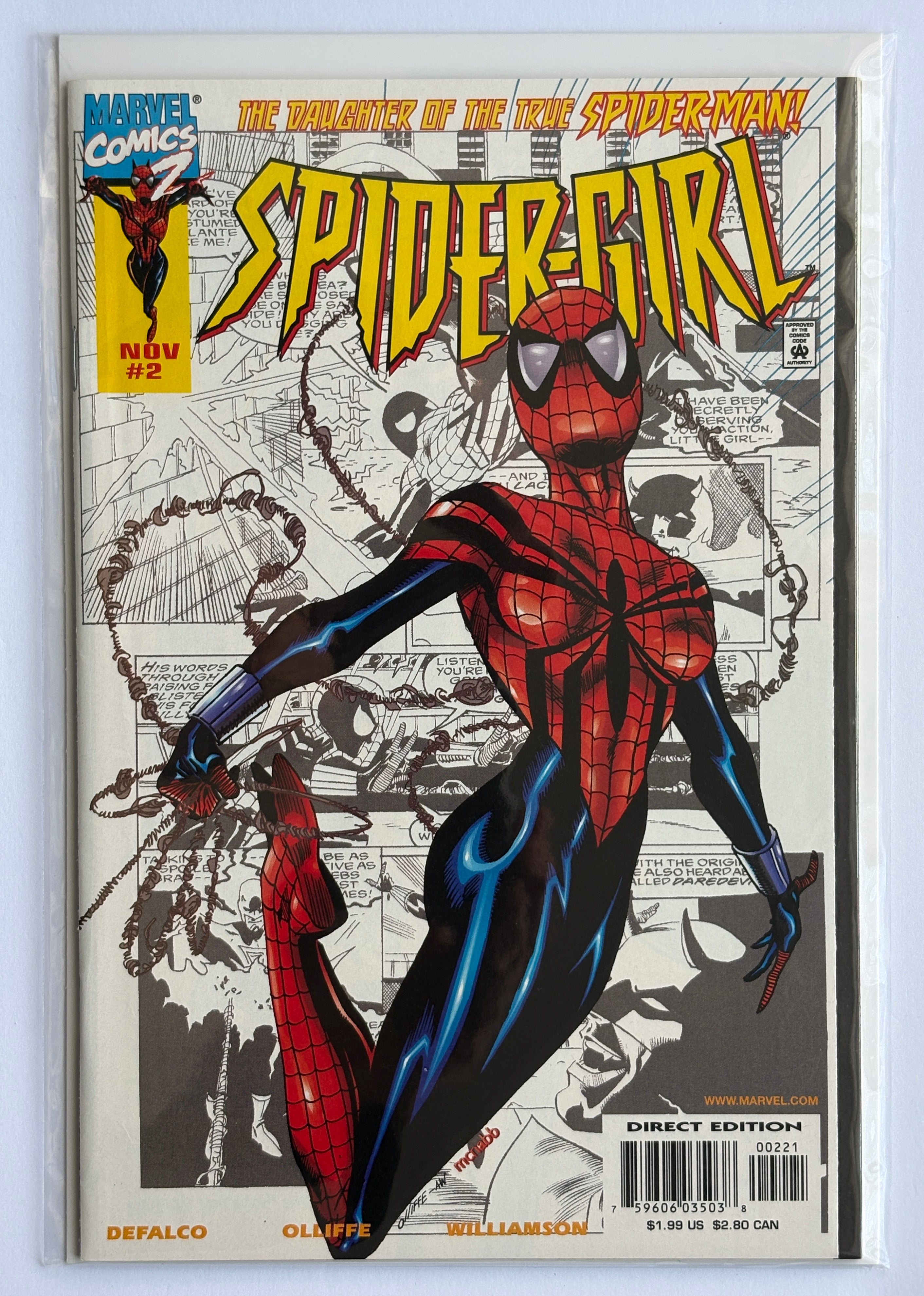 Spider-Girl #2  - Marvel Comics November 1998 NM- 9.2
